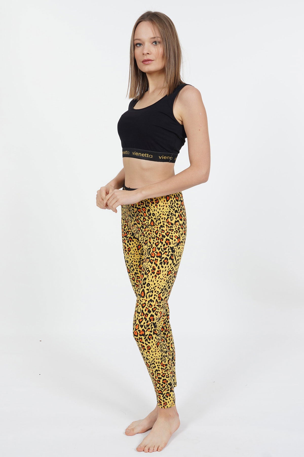 KADIN LYC SUPREM ATLET LASTIKLI KISA PACALI PIJAMA TAKIM - BLACK