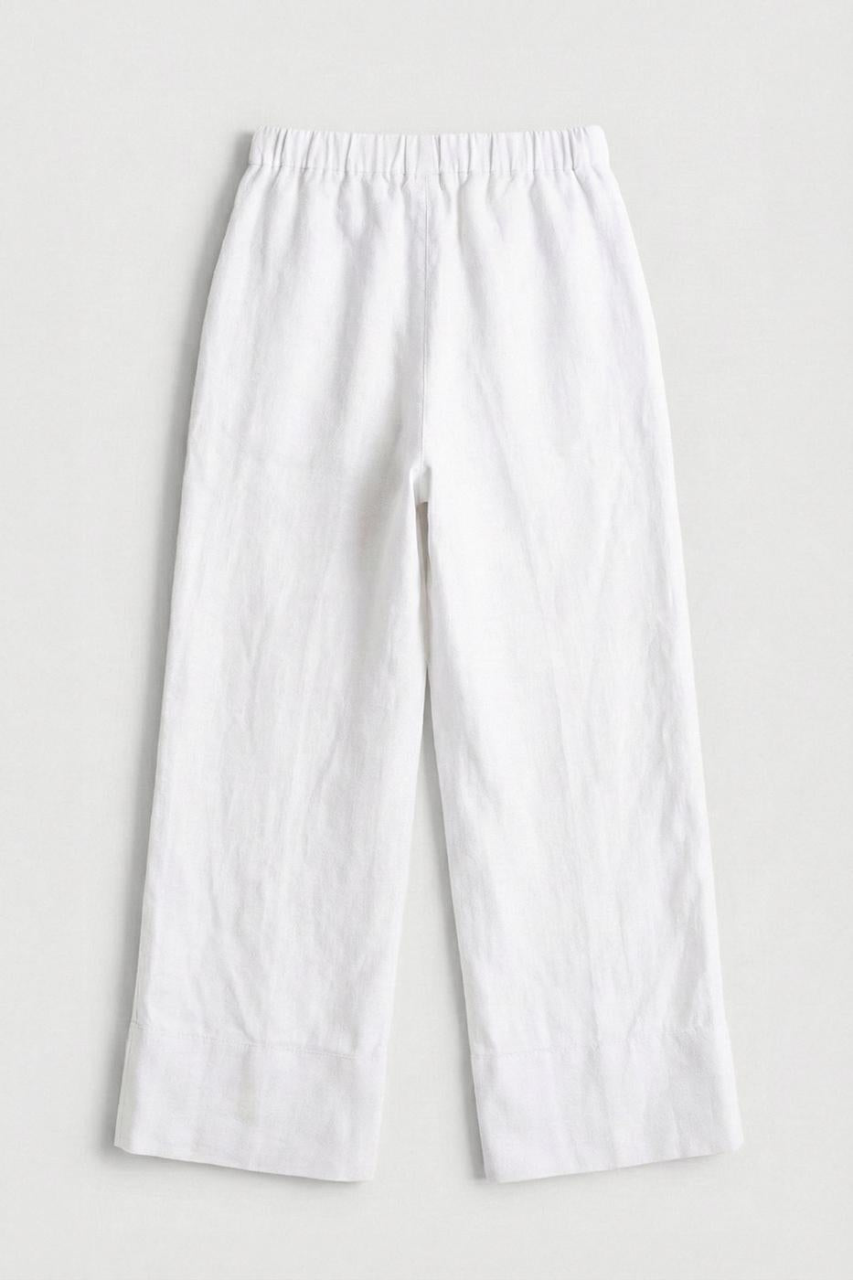 100% Linen Loose Trousers