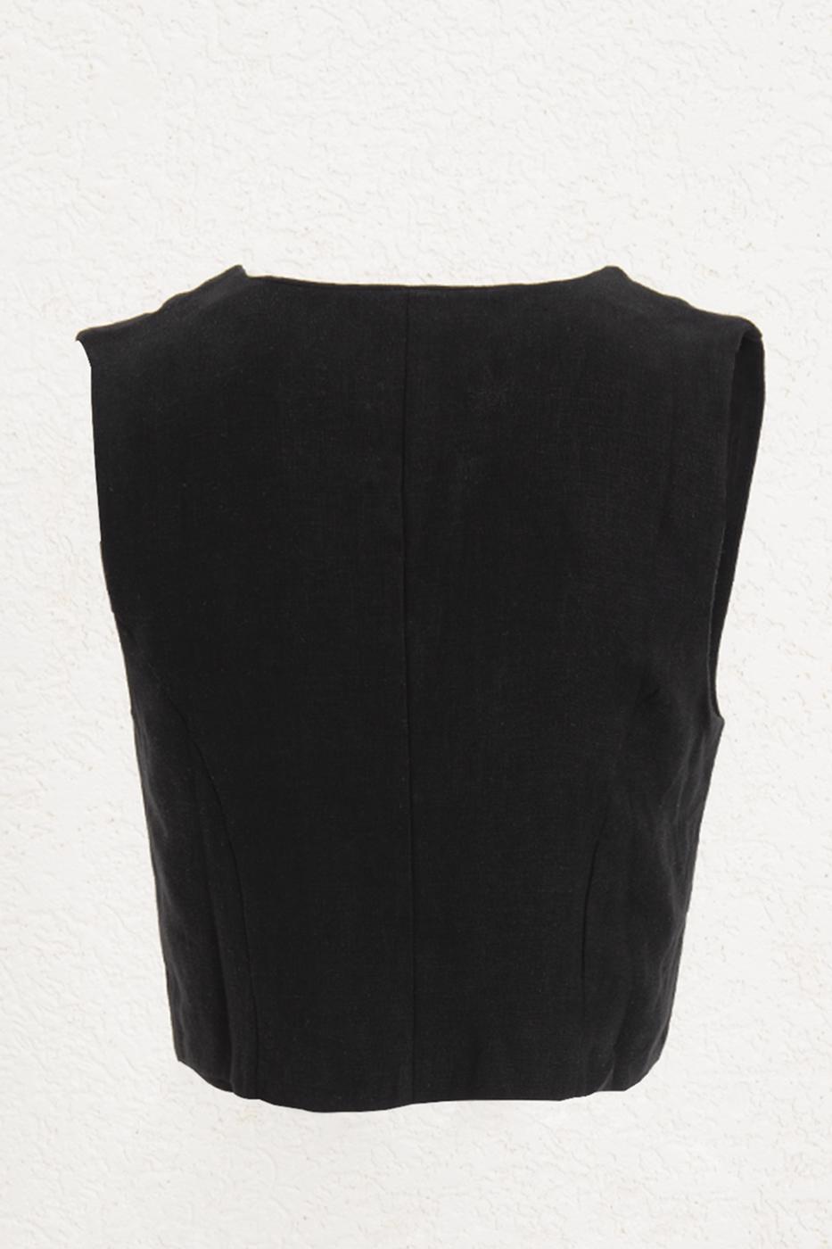 100% Linen Vest