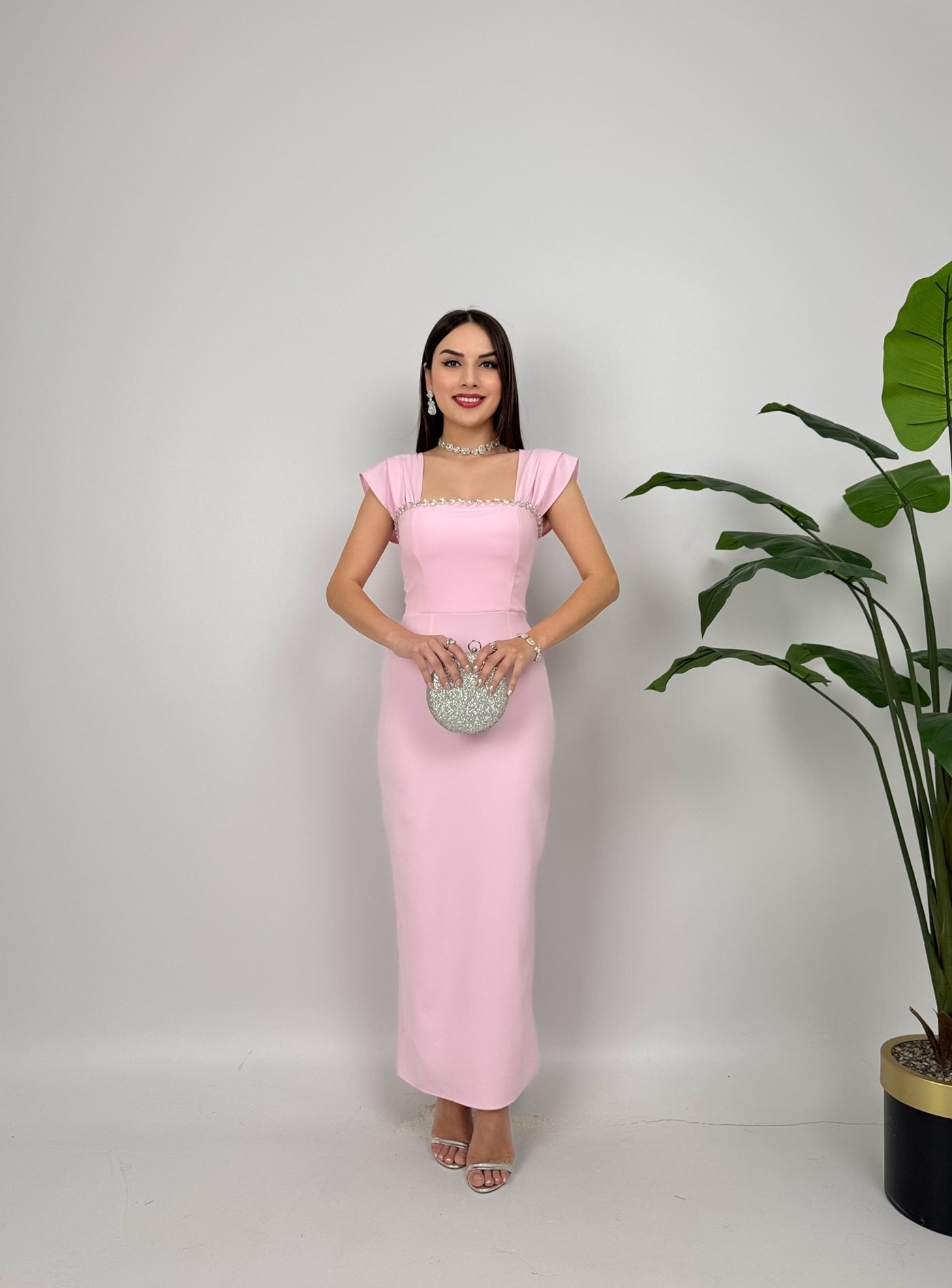 1022 HANDICRAFT CHEST DETAIL DRESS