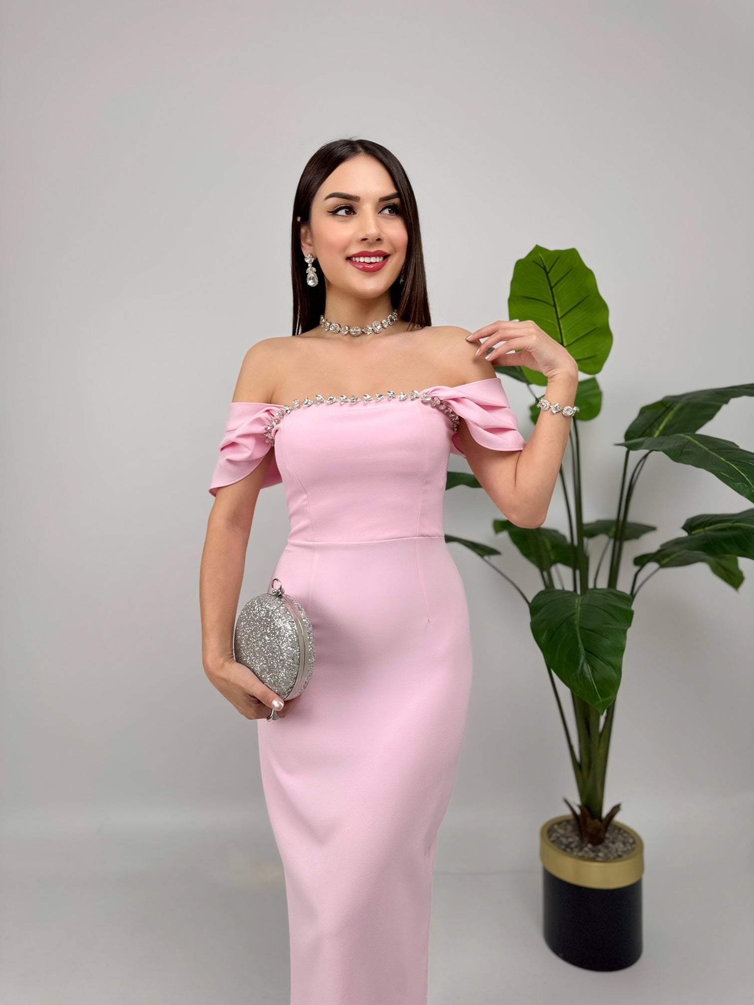 1022 HANDICRAFT CHEST DETAIL DRESS