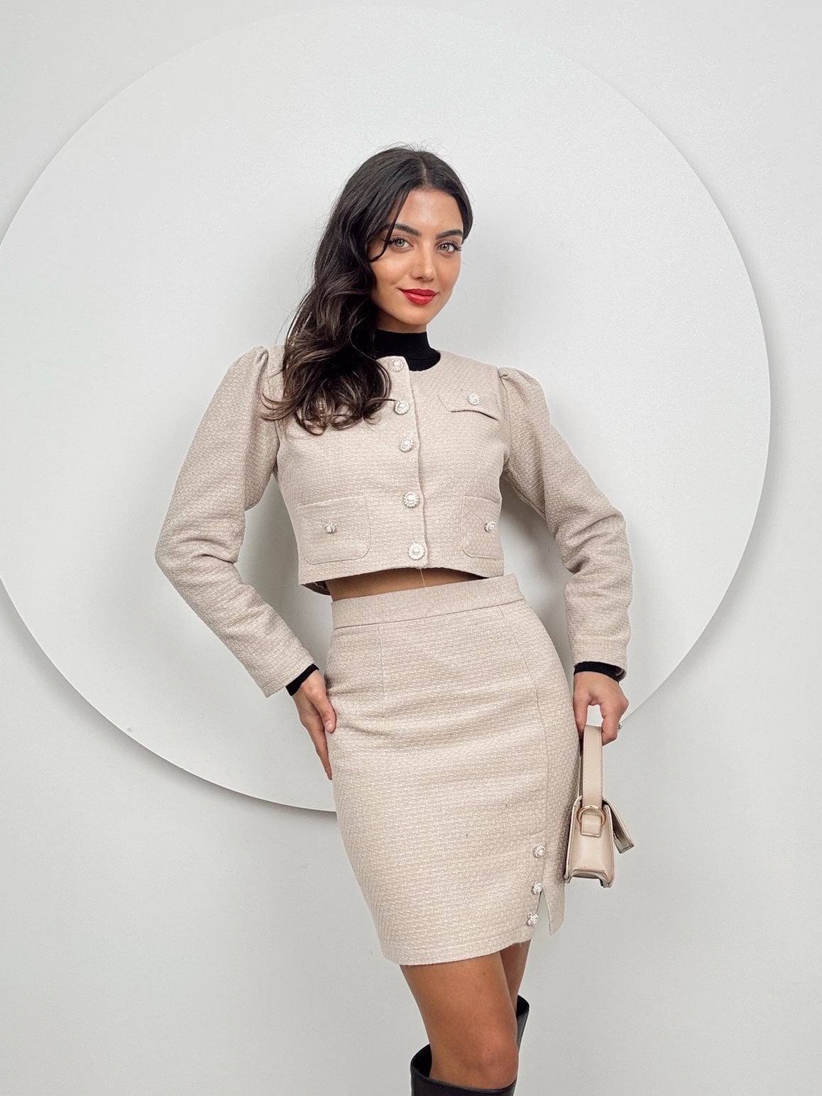 1053 CHANEL NINI SKIRT JACKET SET