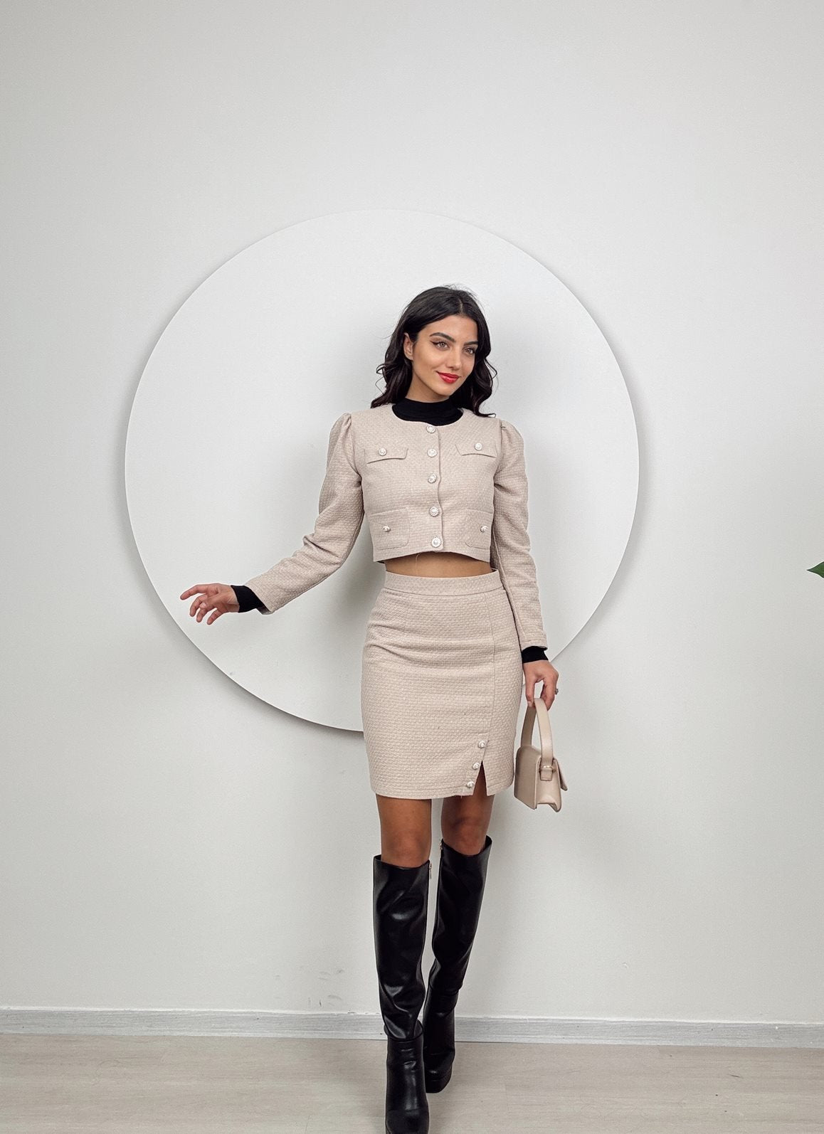 1053 CHANEL NINI SKIRT JACKET SET