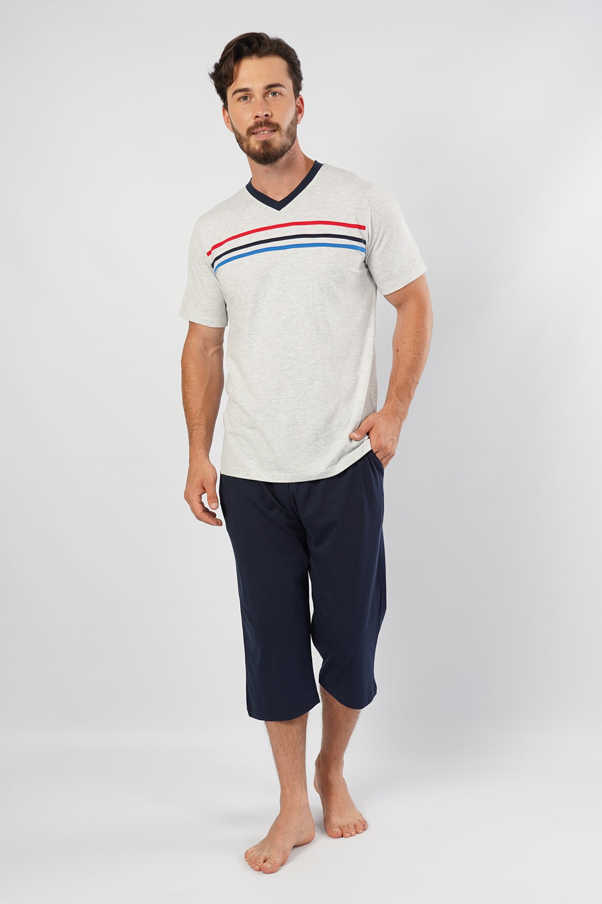 CEPLI ERKEK P.SUPREM V YAKA KISA KOL KAPRI TAKIM