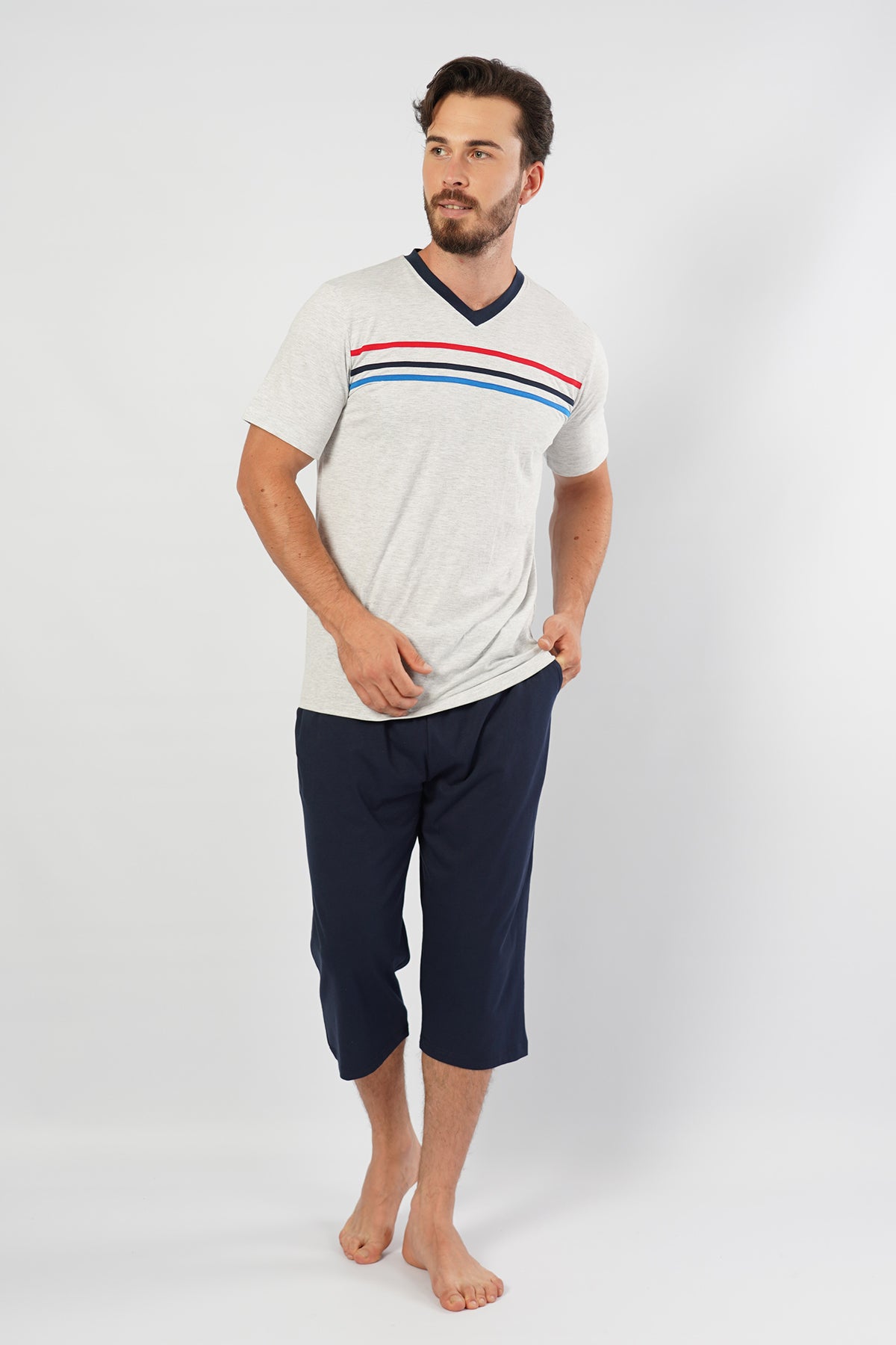 CEPLI ERKEK P.SUPREM V YAKA KISA KOL KAPRI TAKIM