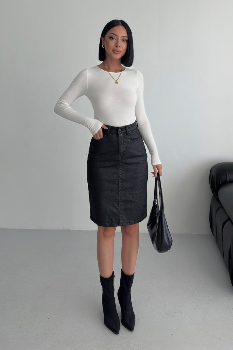 Orta Boy Etek - Siyah - (36-42-6) - 3