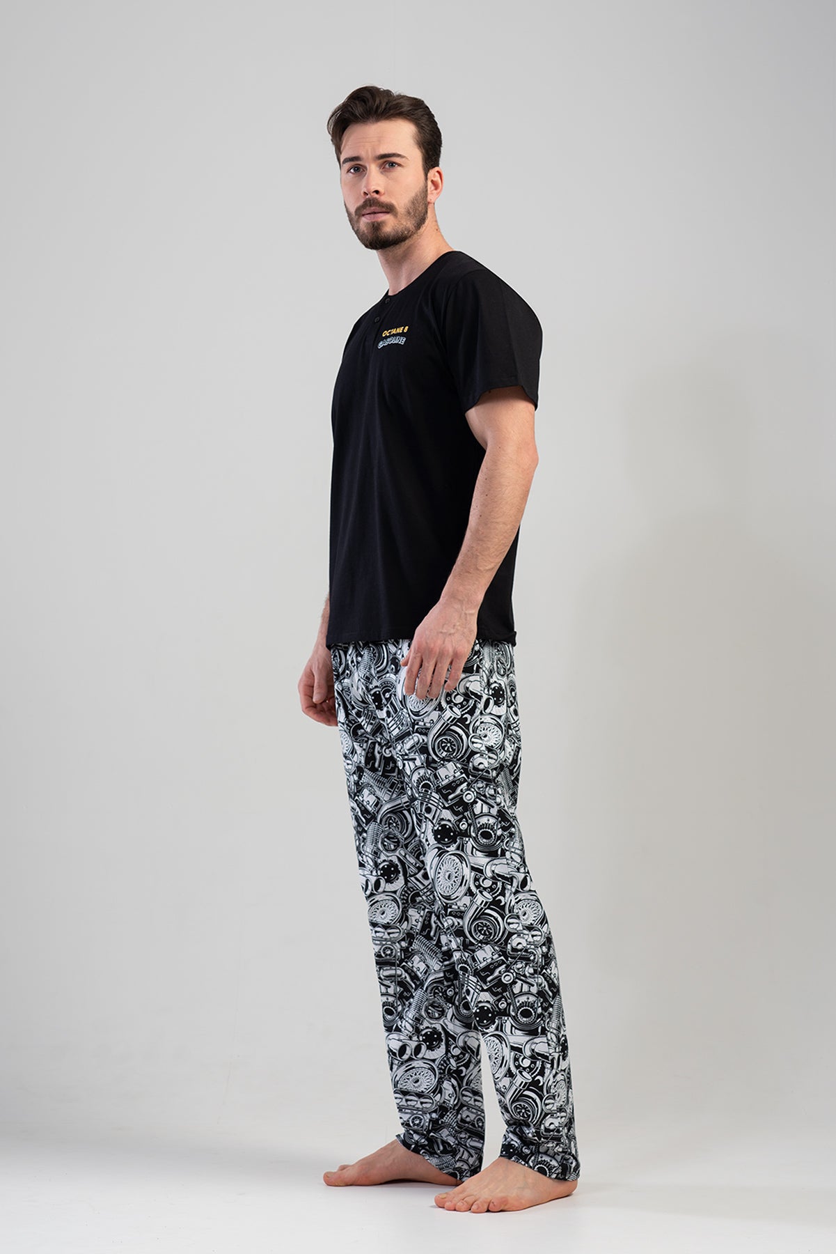 CEPLI ERKEK P.SUPREM PATLI KISA KOL PIJAMA TAKIM