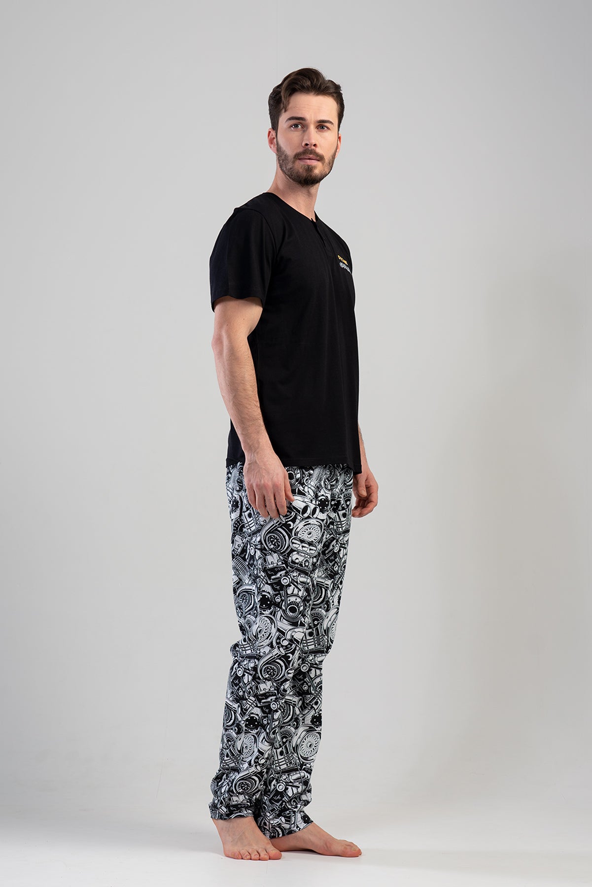 CEPLI ERKEK P.SUPREM PATLI KISA KOL PIJAMA TAKIM