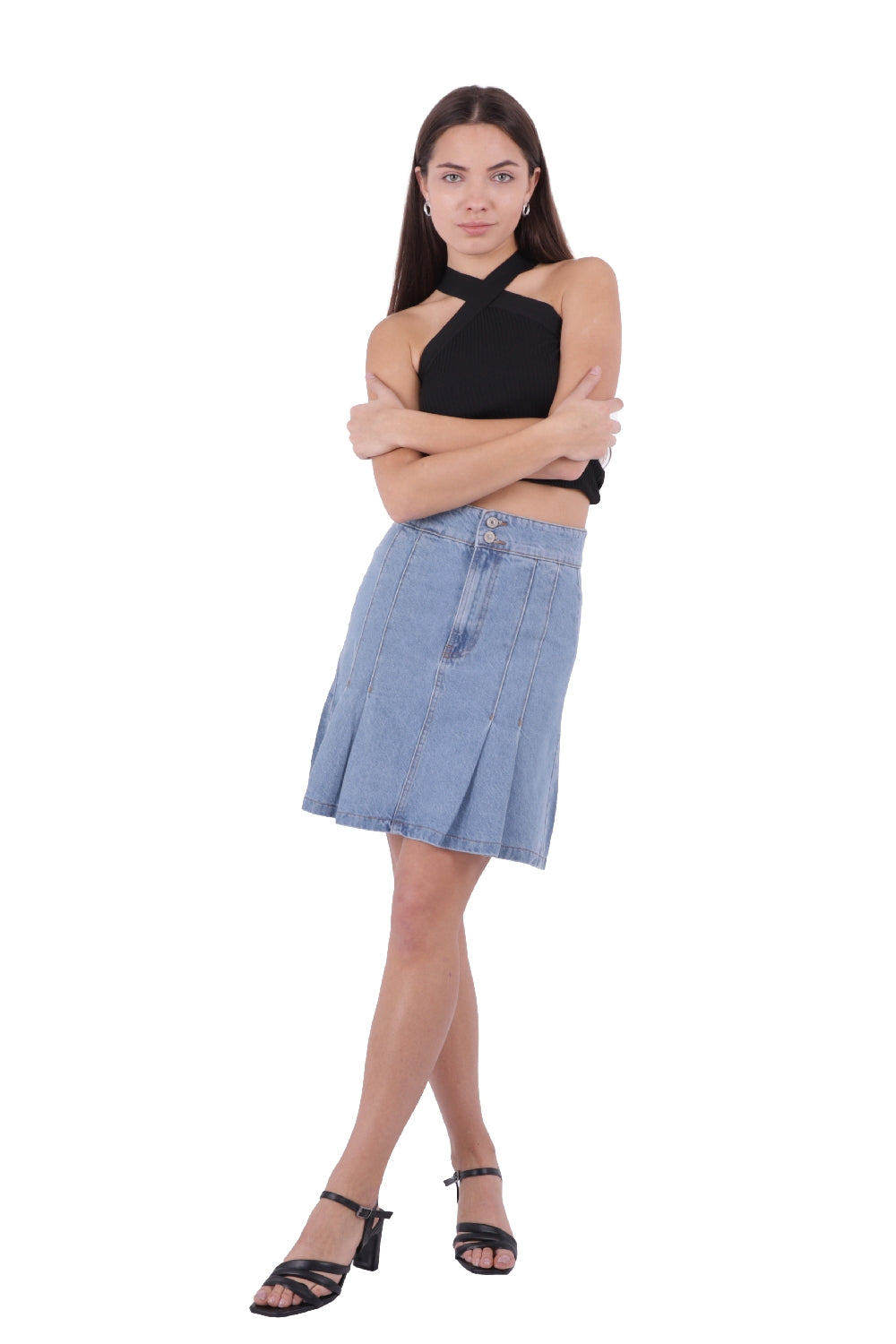 Kot Etek - Düz Orta Mavi Rins - (S-XL-6) - 4