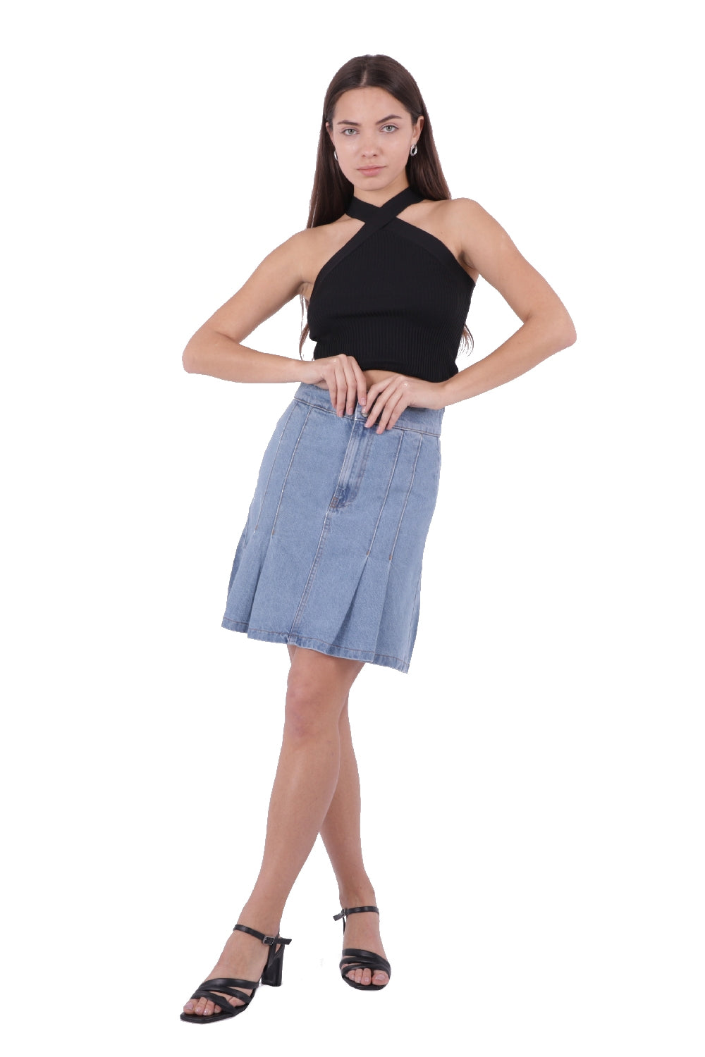 Kot Etek - Düz Orta Mavi Rins - (S-XL-6) - 5
