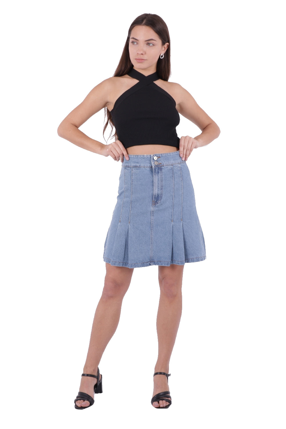 Kot Etek - Düz Orta Mavi Rins - (S-XL-6) - 6