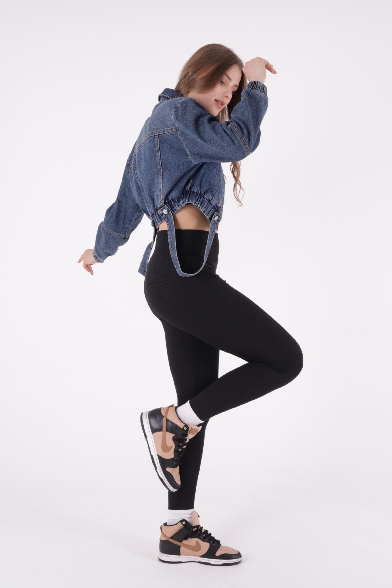 Ters Askılı Ceket - Koyu Mavi Kot - (S-L-5) - 4