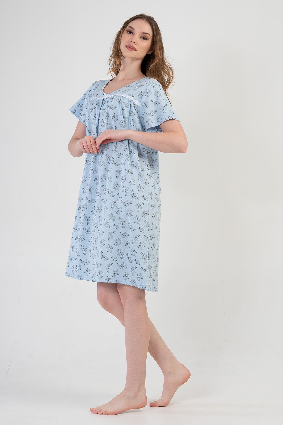 Woman Cotton Ase Nightgown