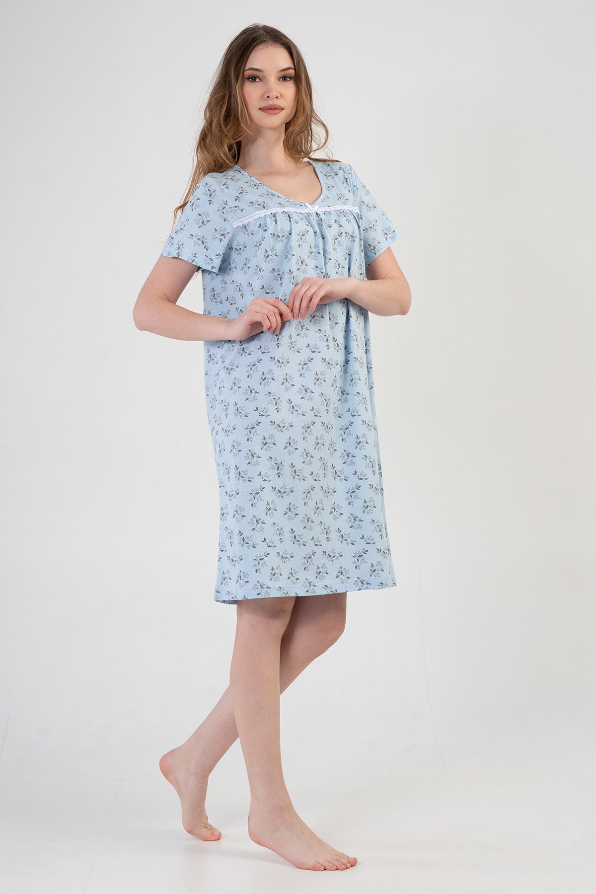 Woman Cotton Ase Nightgown
