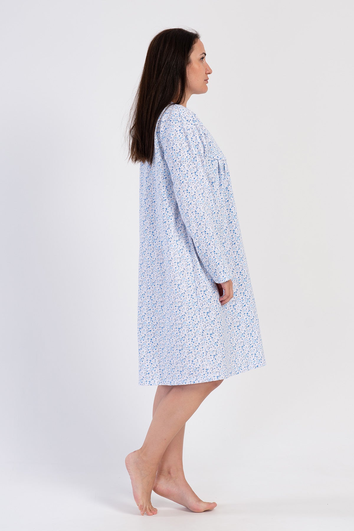 KADIN PATLI UZUN KOL IKI IPLIK XXL GECELIK