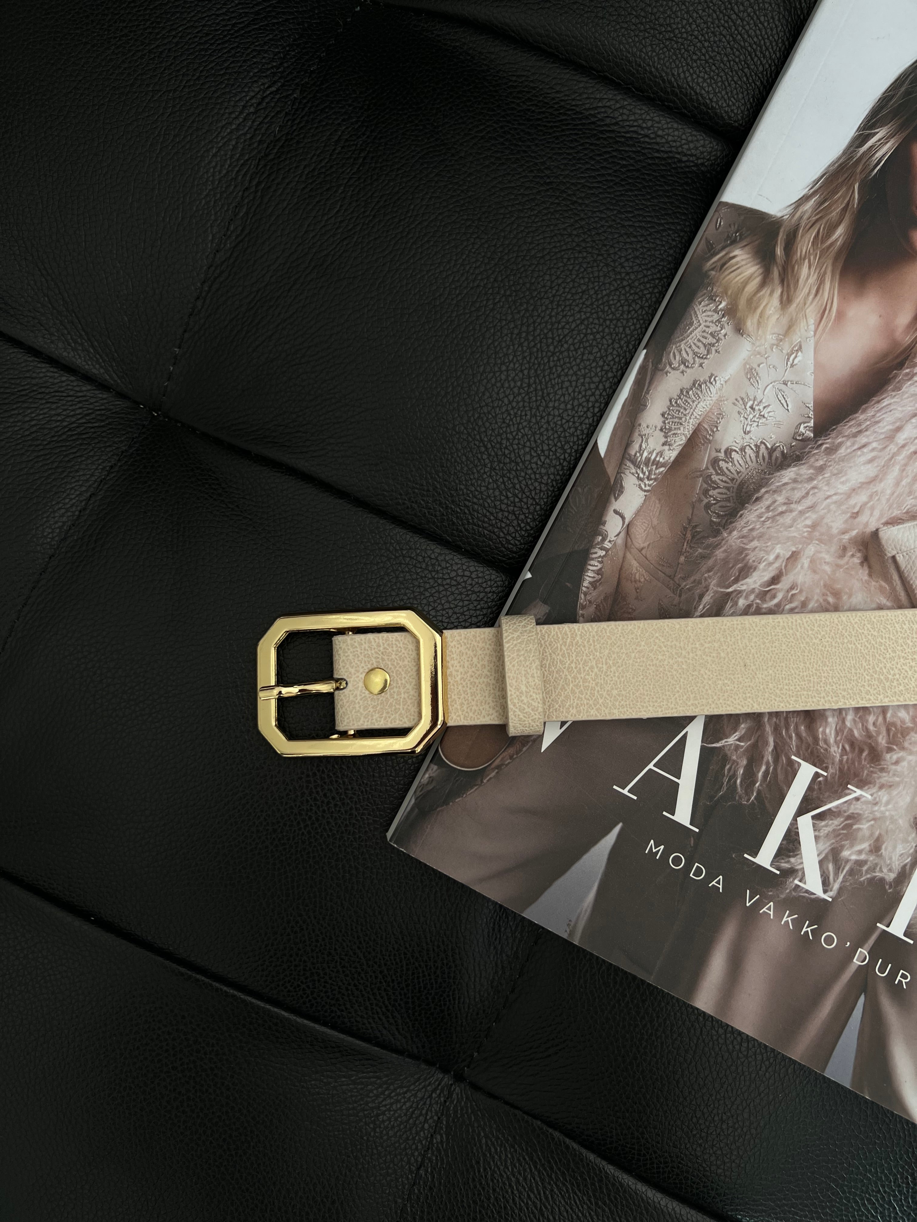 Square Buckle Women's Belt