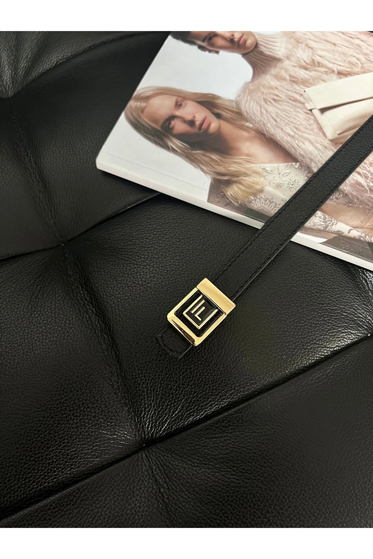 F Logo Thin Women's Belt