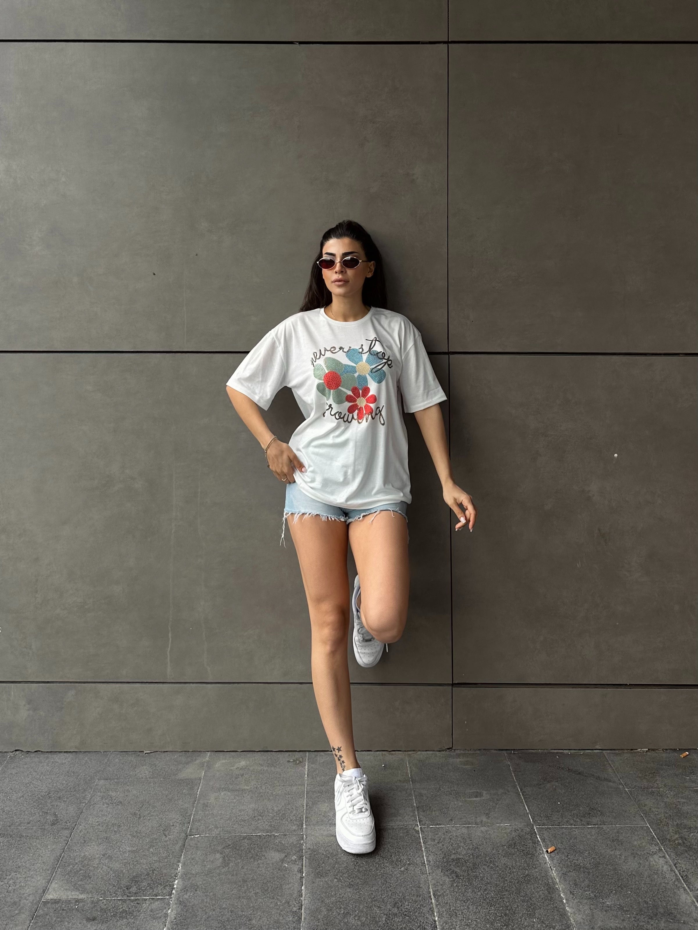 Flower Printed T-shirt