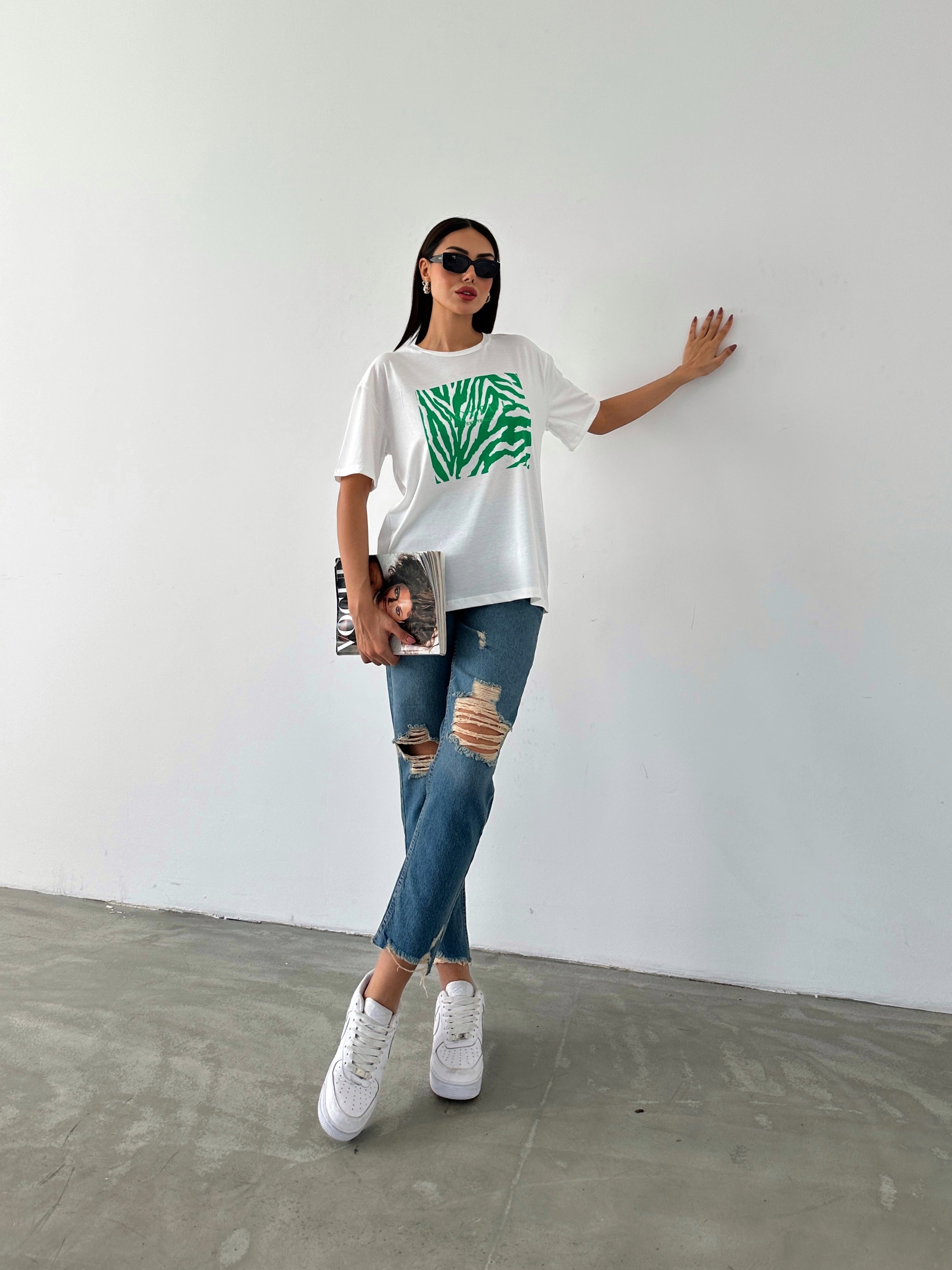Baskılı Basic T-shirt