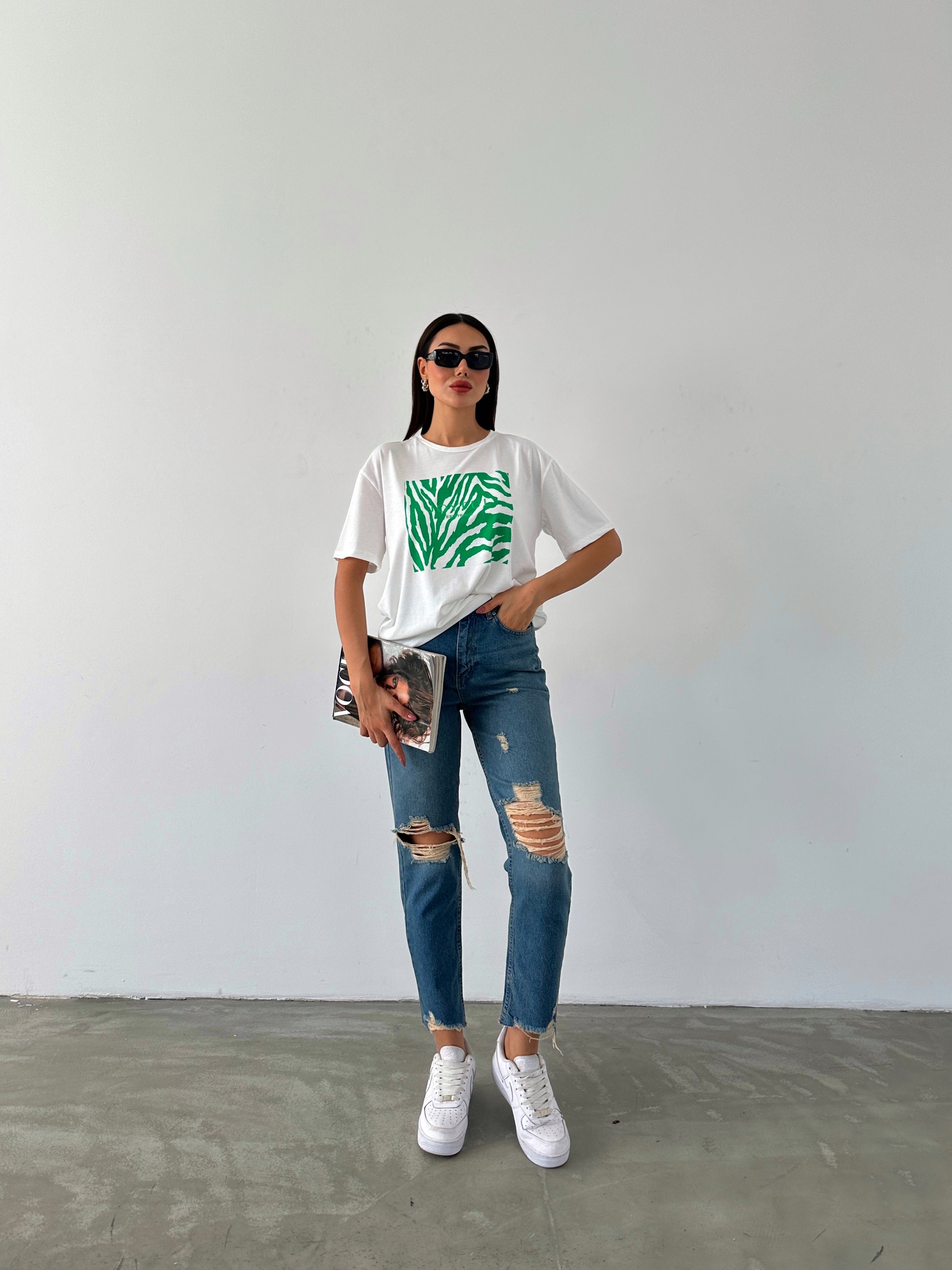 Baskılı Basic T-shirt