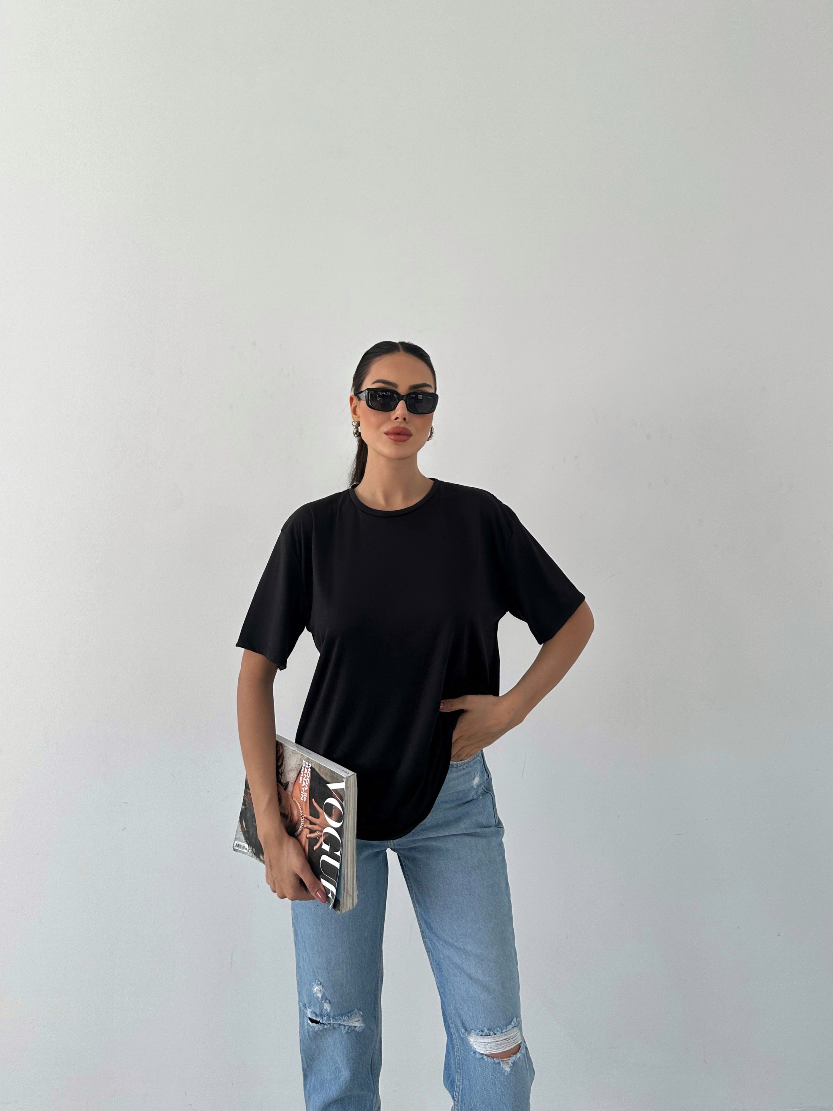 Bisiklet Yakalı Basic T-shirt