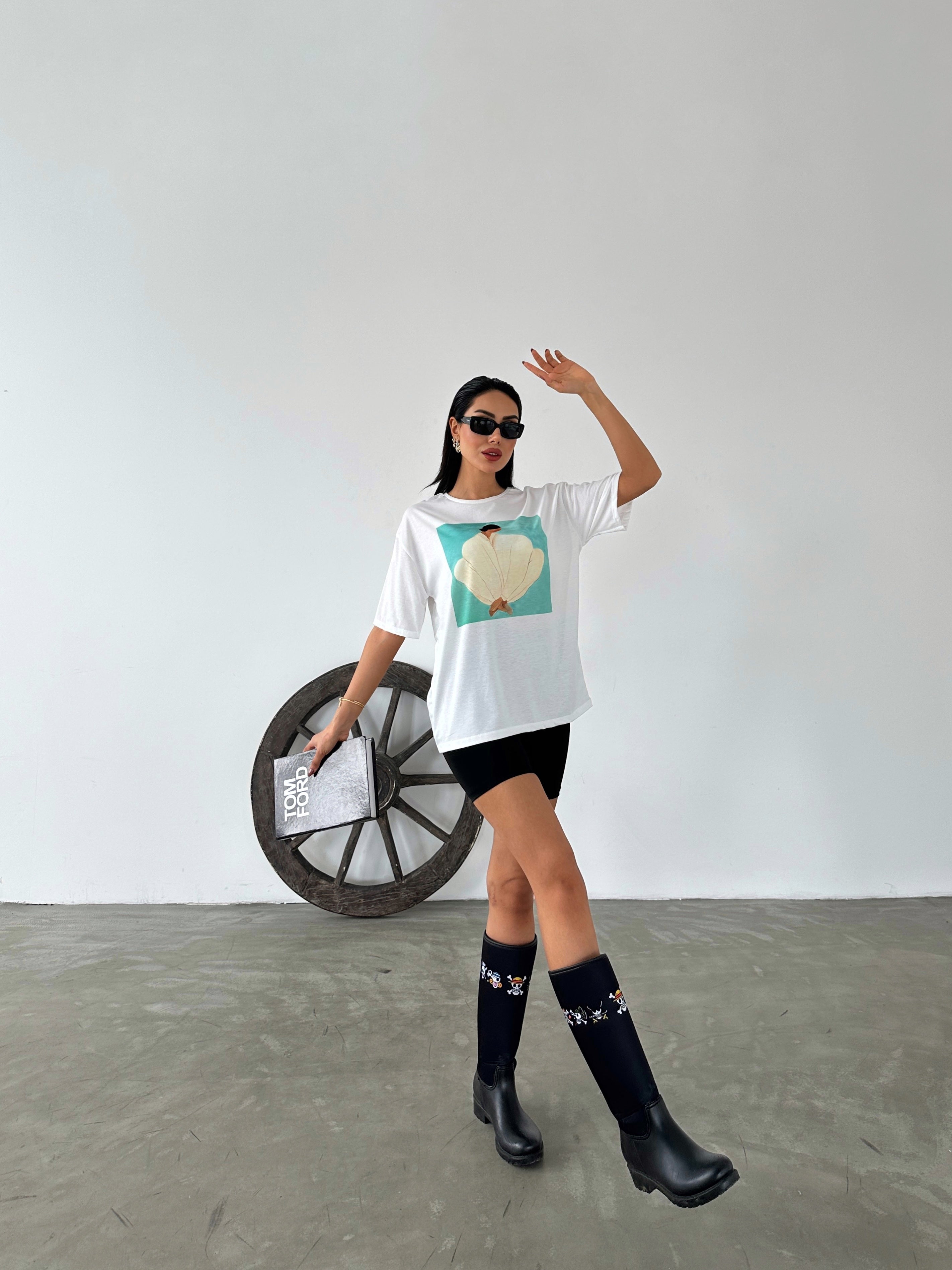 Baskılı Basic T-shirt