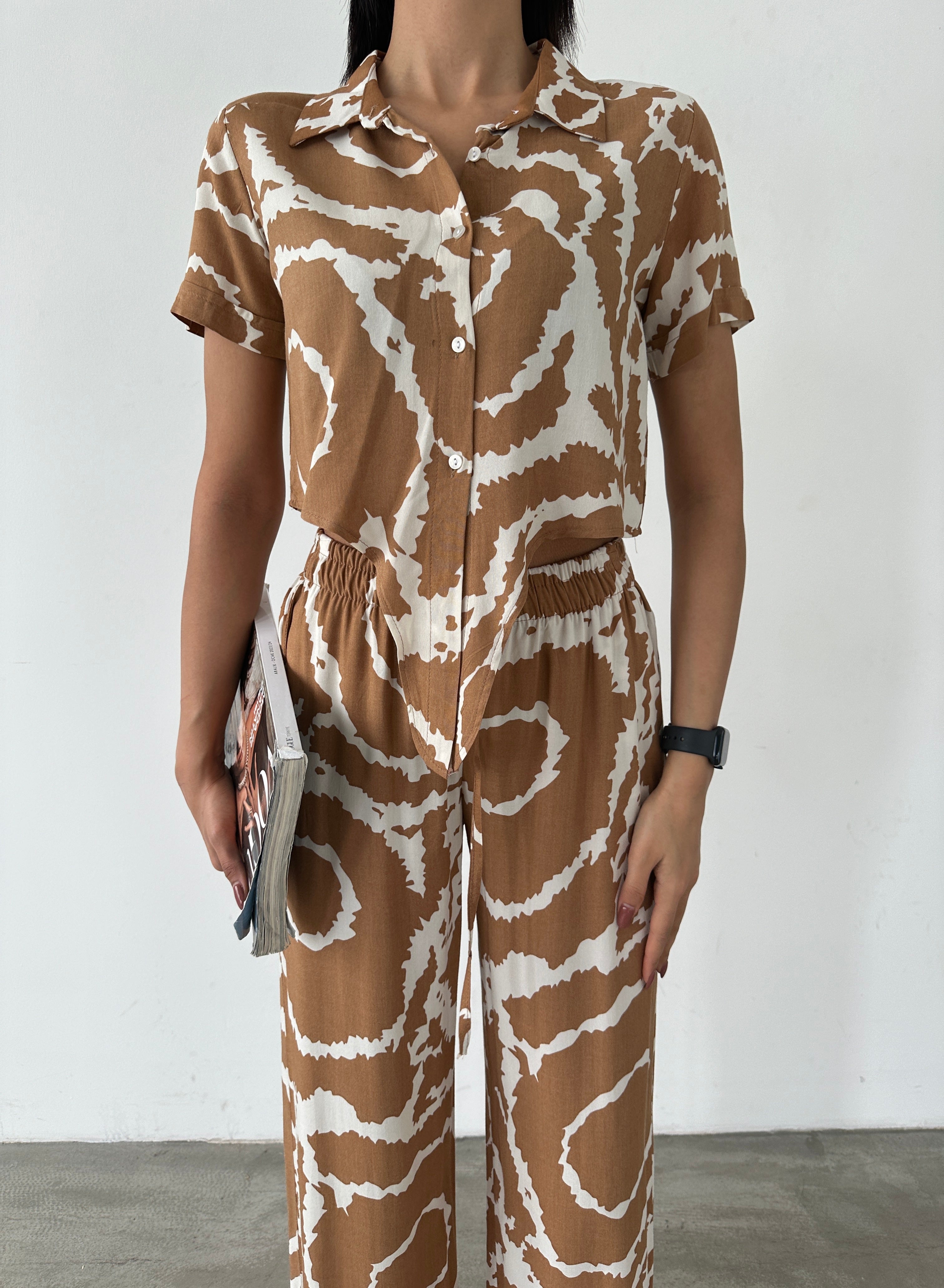 Ethnic Patterned Shirt