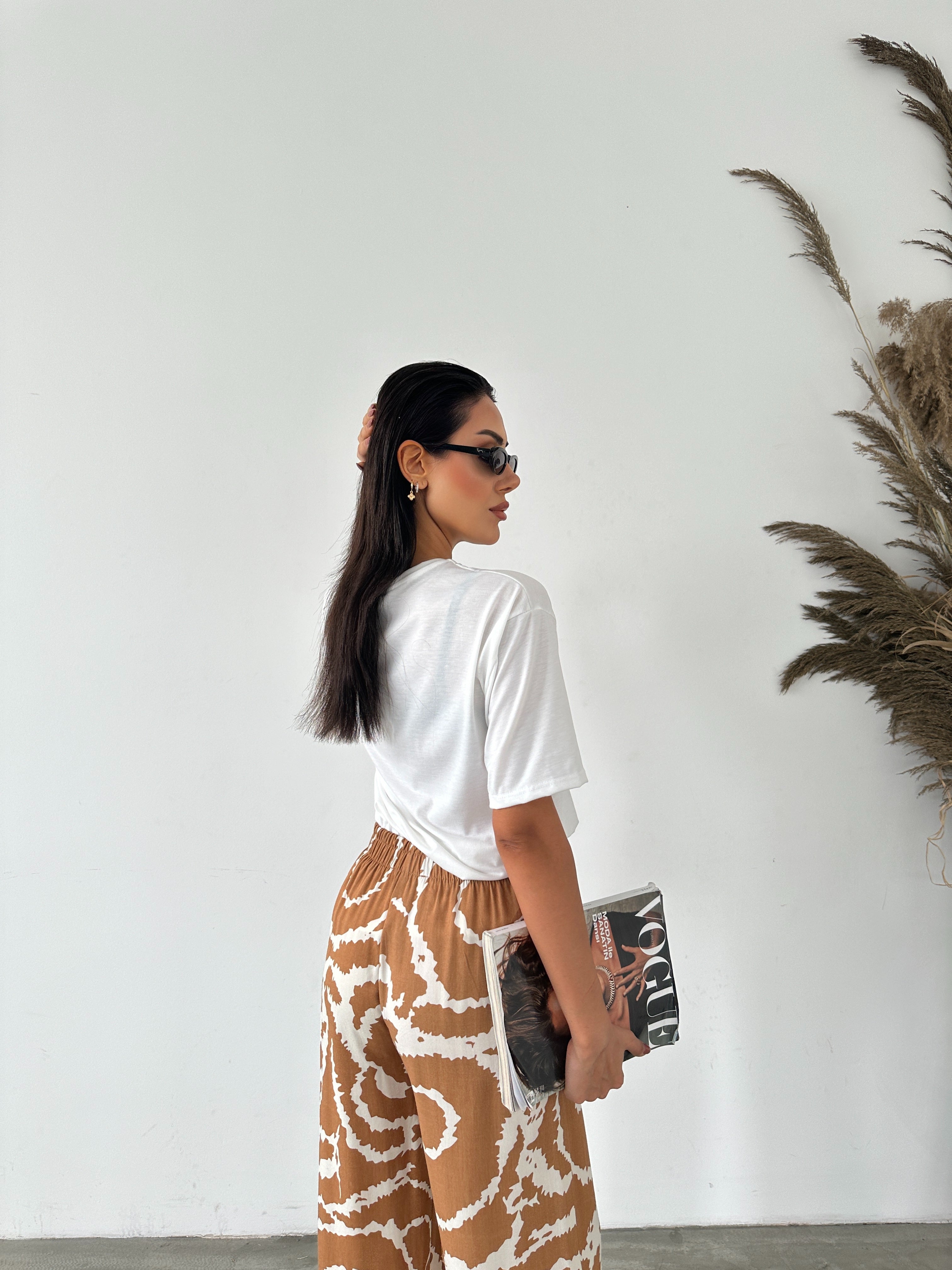 Ethnic Pattern Printed T-shirt