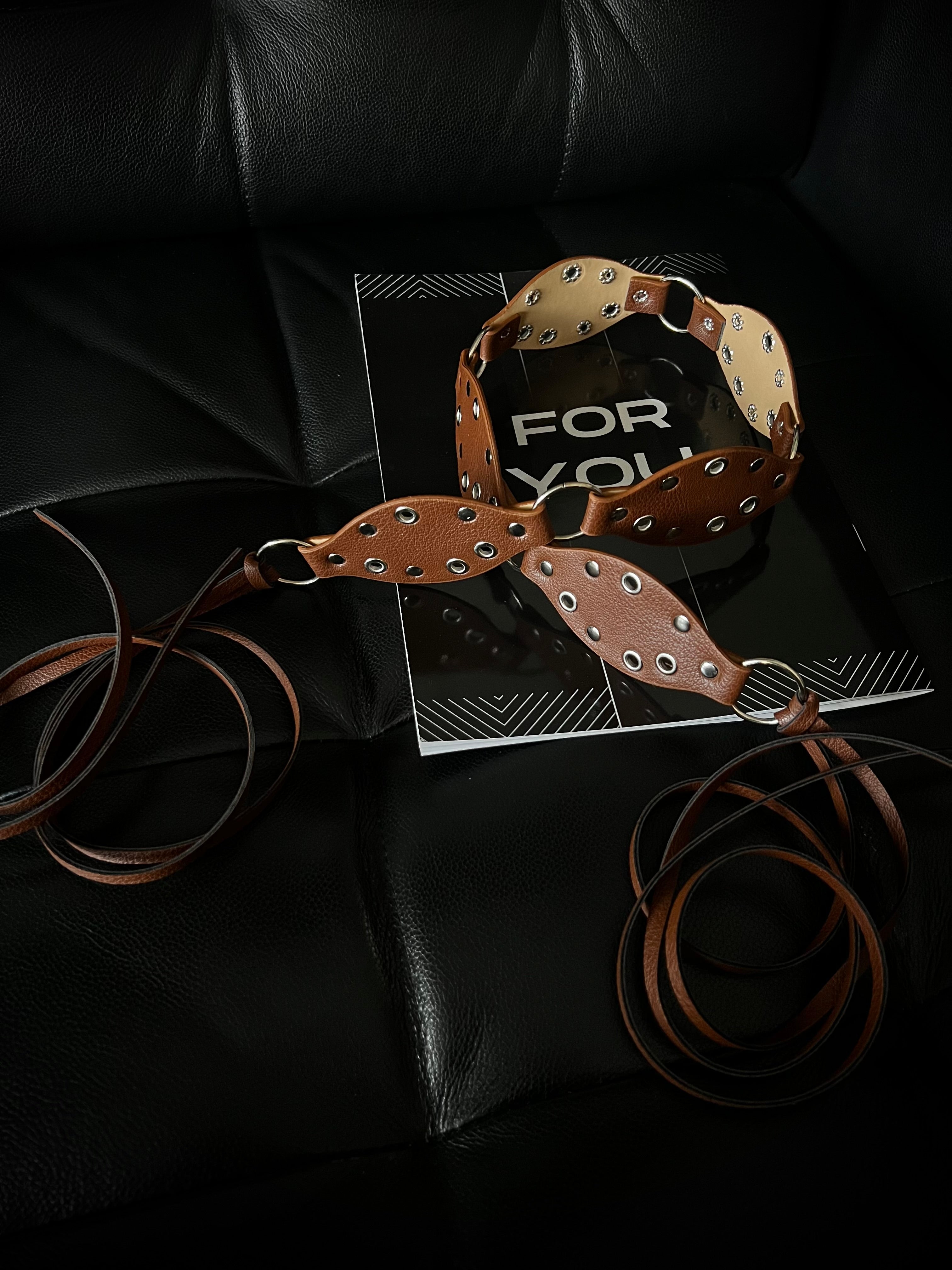 Women's Belt with Diamond Detail