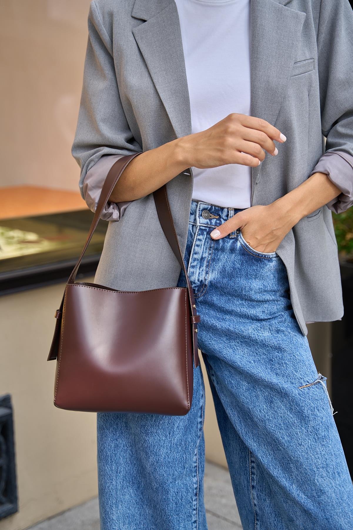 Soft Leather Adjustable Shoulder Bag