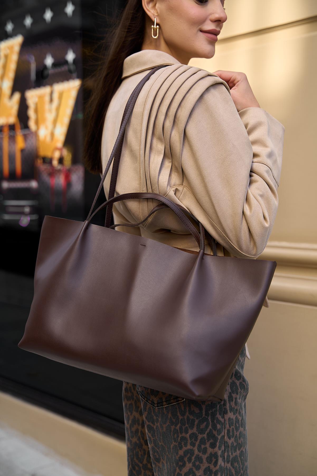 Buckled Tote Bag