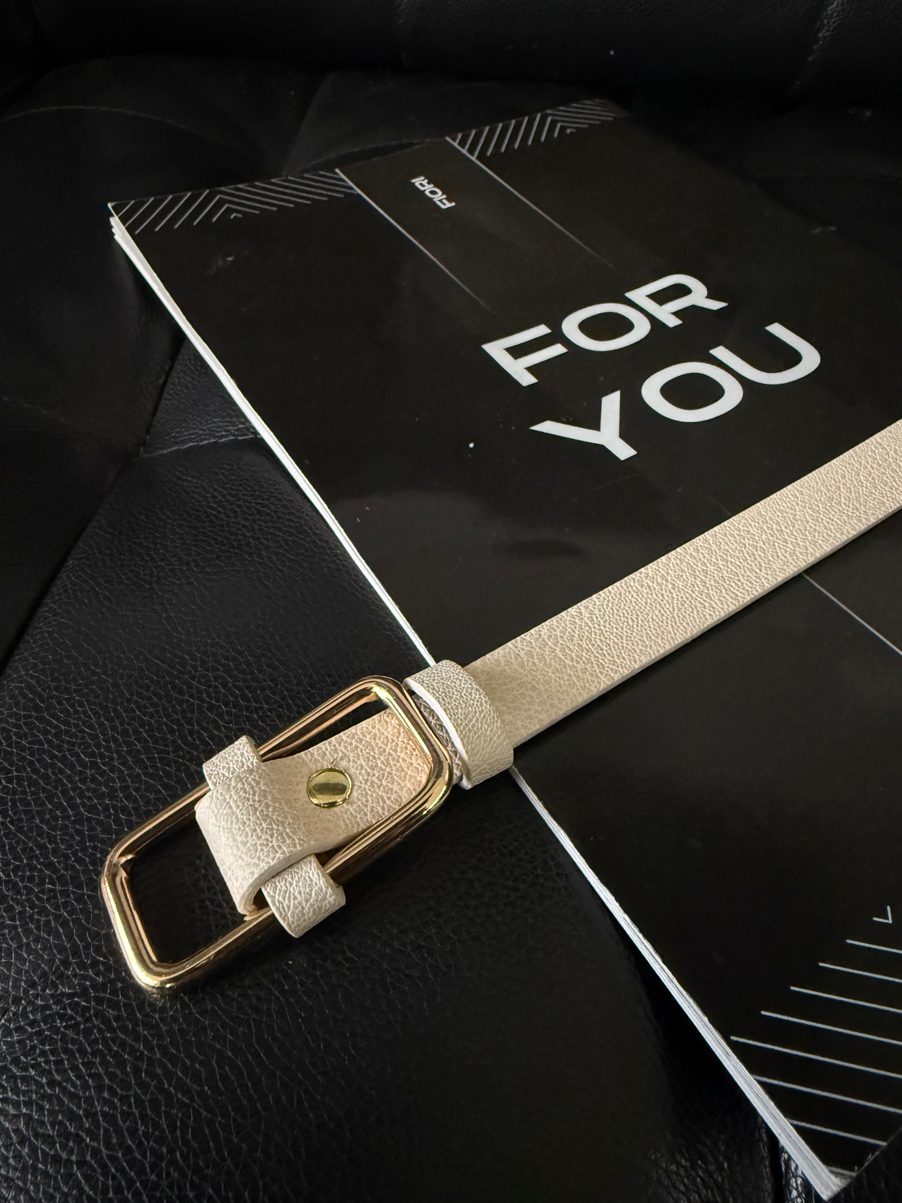 Rectangular Buckle Women's Belt