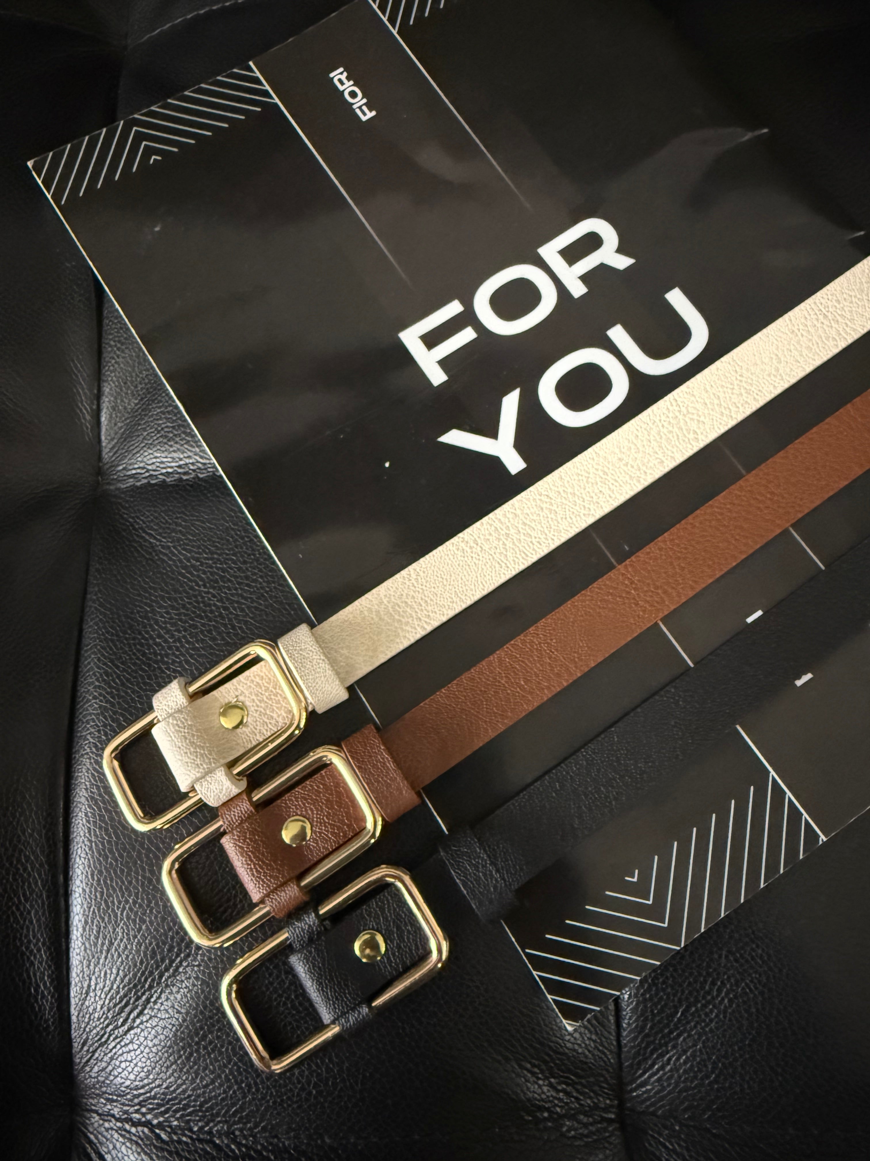 Rectangular Buckle Women's Belt