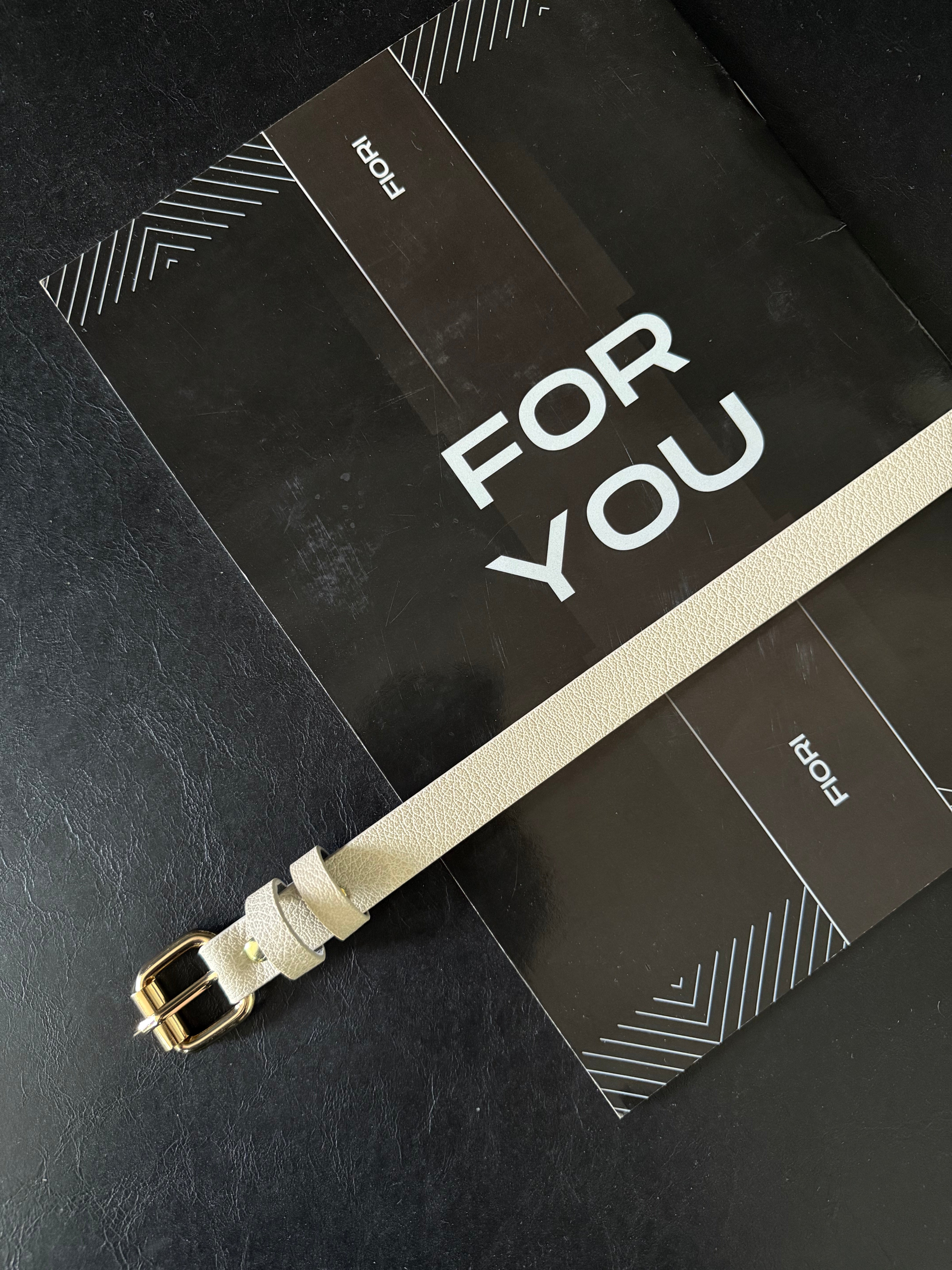 Square Buckle Thin Women's Belt