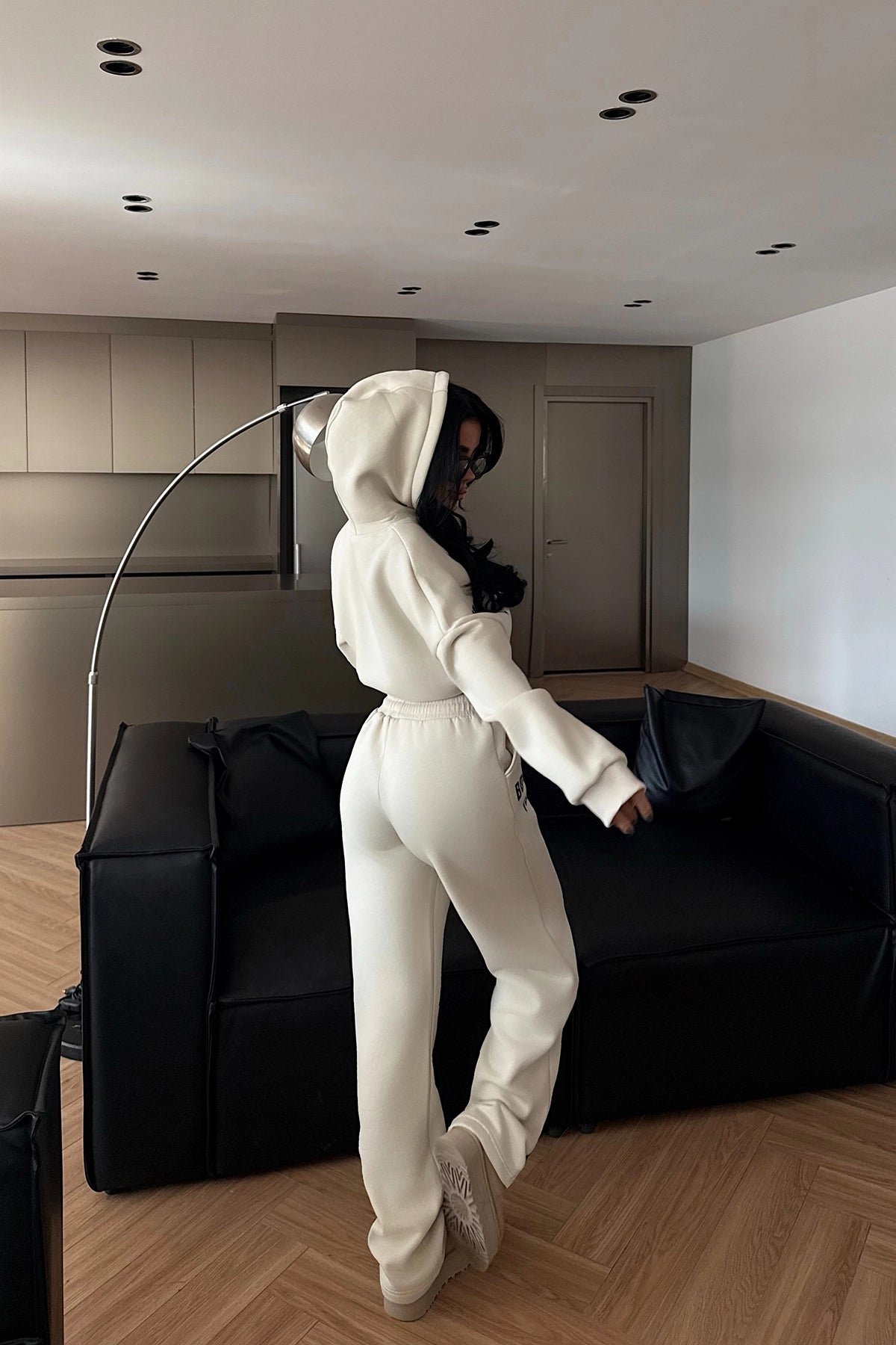 Krem Darcey Eşofman Takım