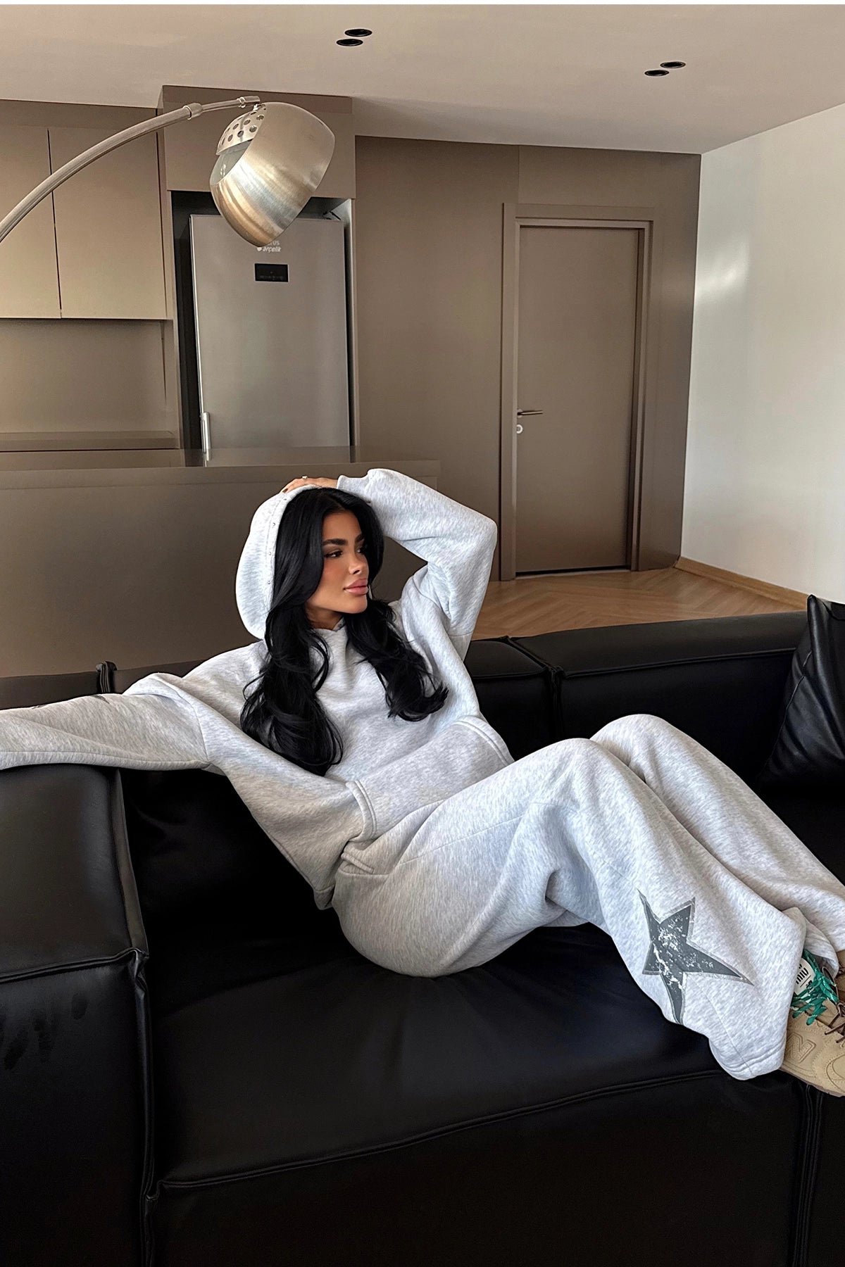 Gri Stars Eşofman Takım