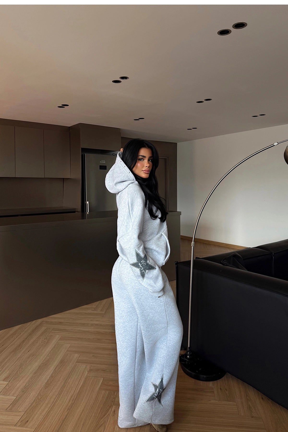 Gri Stars Eşofman Takım