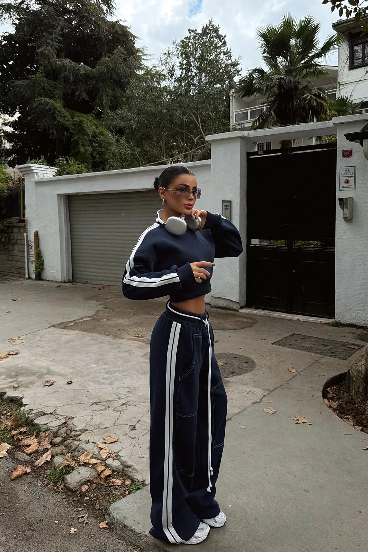 Lacivert Pantolonlu Takım XS