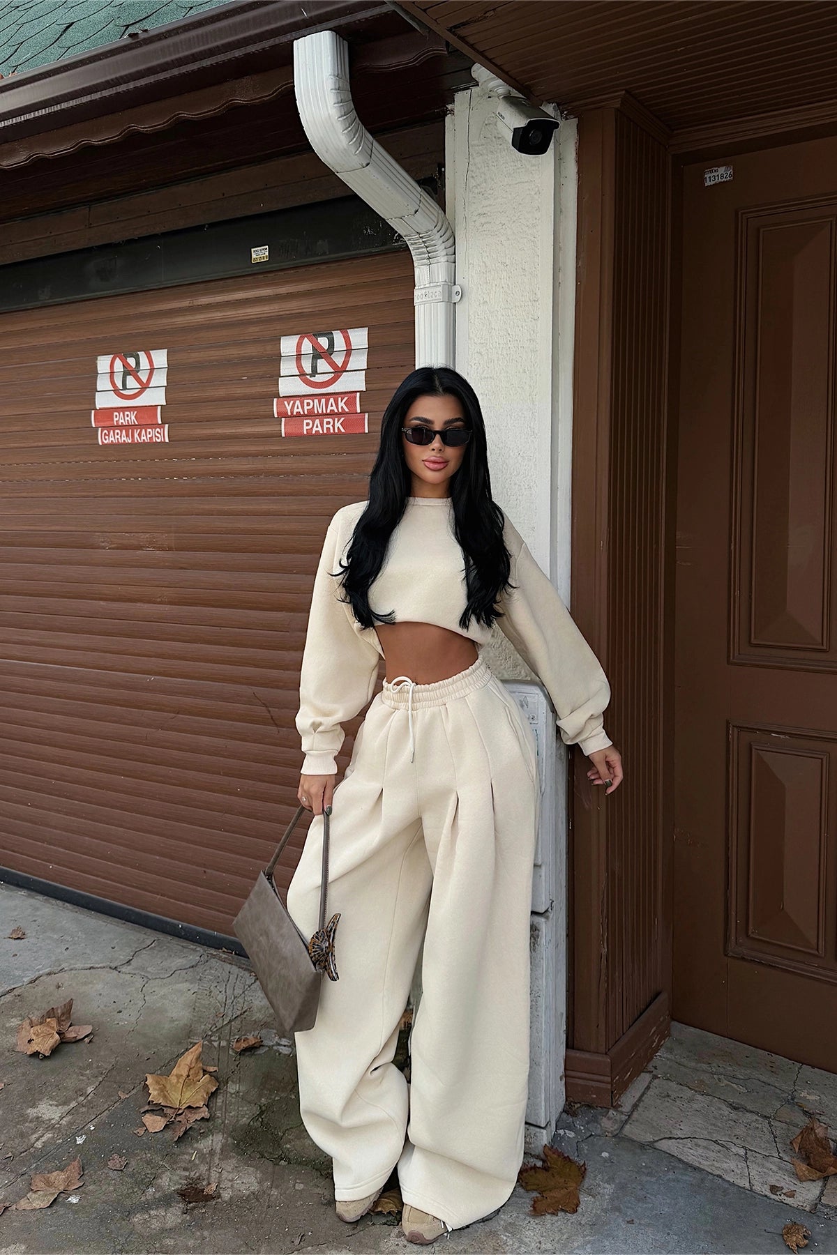 Krem Knox Eşofman Takım