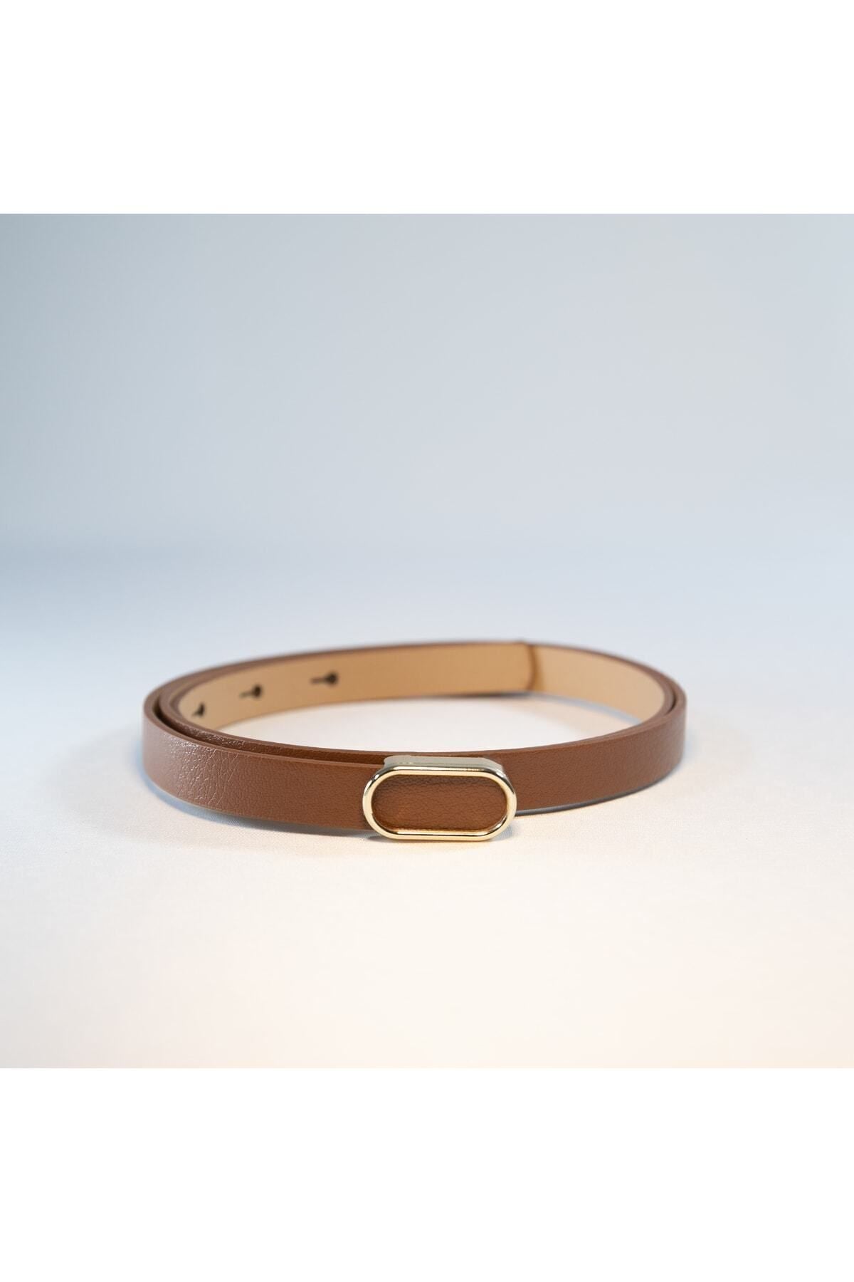 4'lü Ithal Oval Gold Tokalı Ince Kemer, Pantolon Kemeri, Gömlek Kemeri, Ceket Kemeri