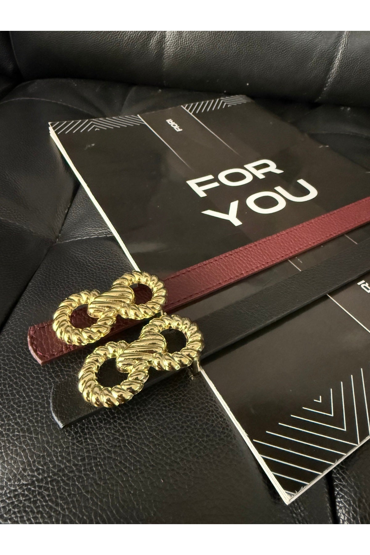 Burgu Gold Tokalı Ince Kadın Kemeri, Ceket Kemeri, Gömlek Kemeri, Elbise Kemeri
