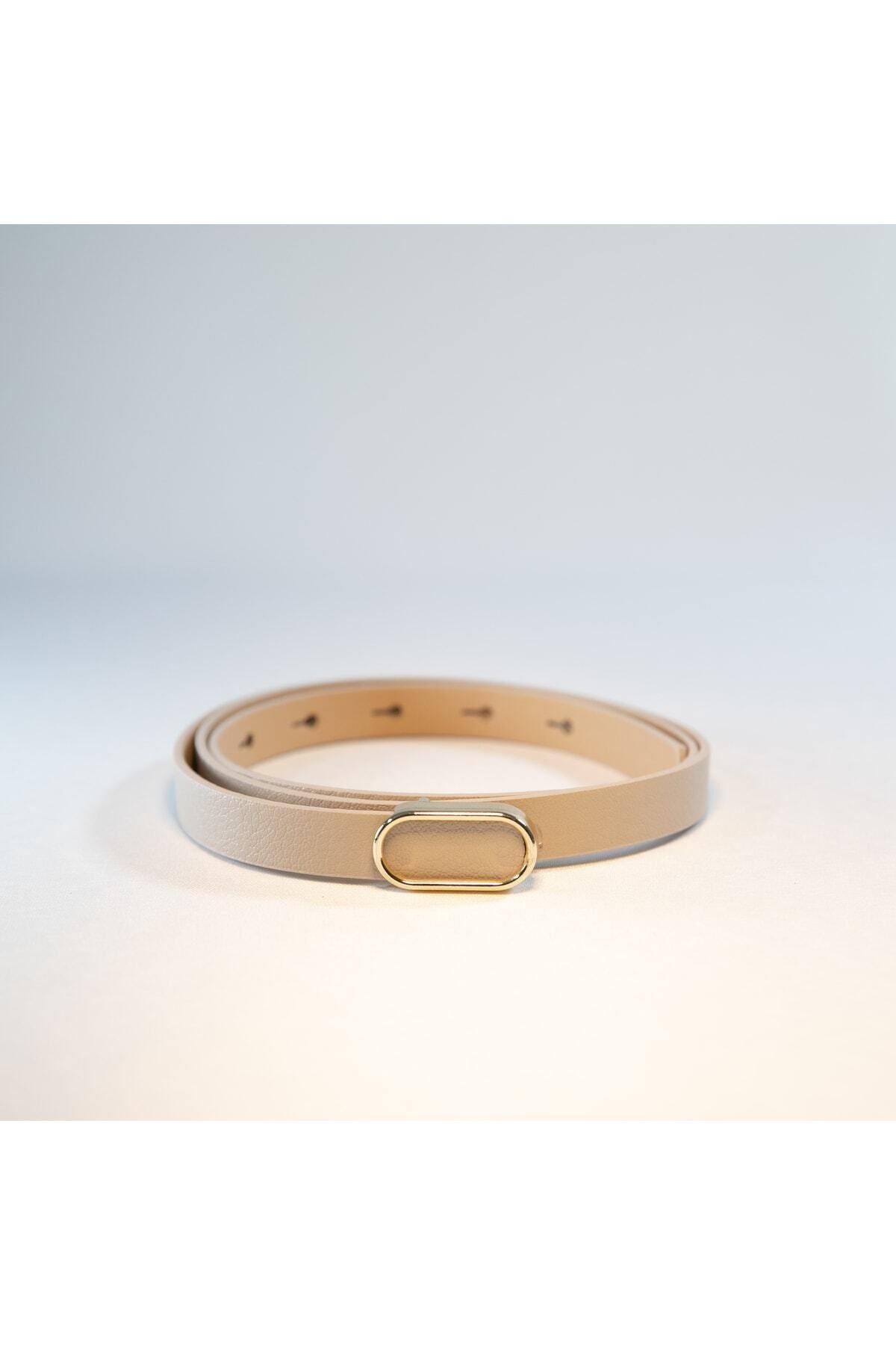 4'lü Ithal Oval Gold Tokalı Ince Kemer, Pantolon Kemeri, Gömlek Kemeri, Ceket Kemeri