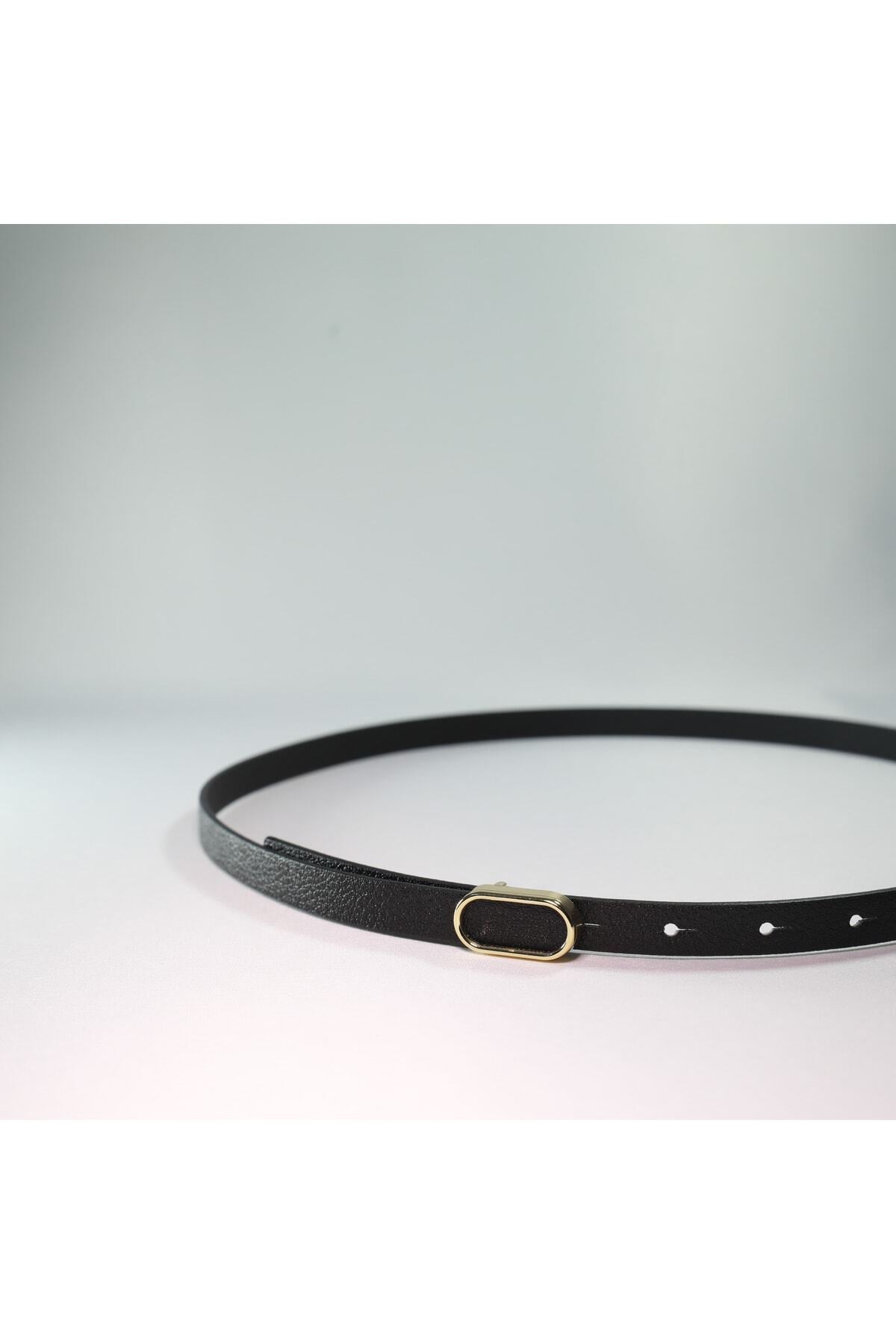 Ithal Oval Gold Tokalı Ince Kemer, Pantolon Kemeri, Gömlek Kemeri, Ceket Kemeri