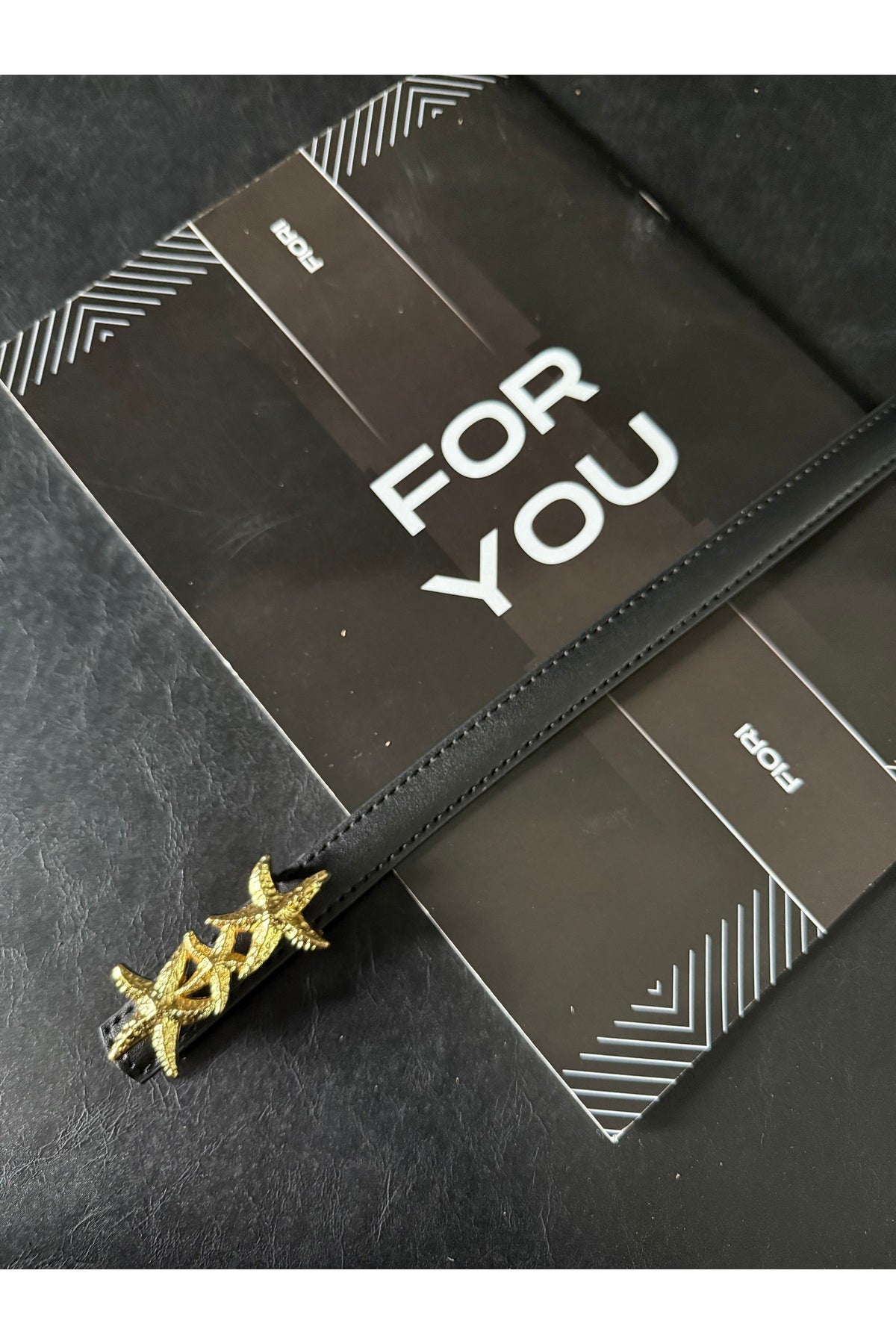 Hakiki Deri Bombeli Yıldız Tokalı Kadın Kemeri, Ceket Kemeri, Gömlek Kemeri, Elbise Kemeri