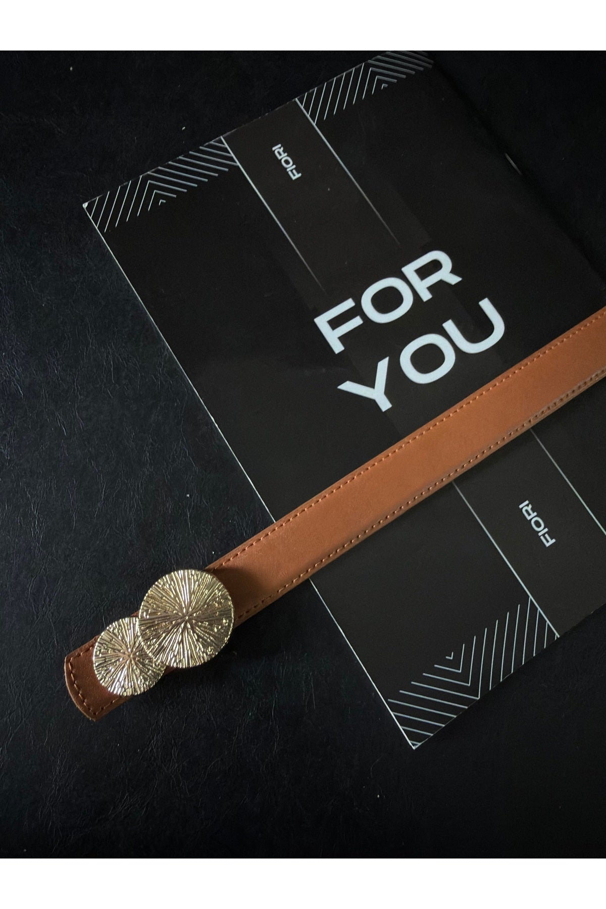 Hakiki Bombeli Yuvarlak GoldToka Kadın Kemeri, Pantolon Kemeri, Ceket Kemeri, Elbise Kemeri