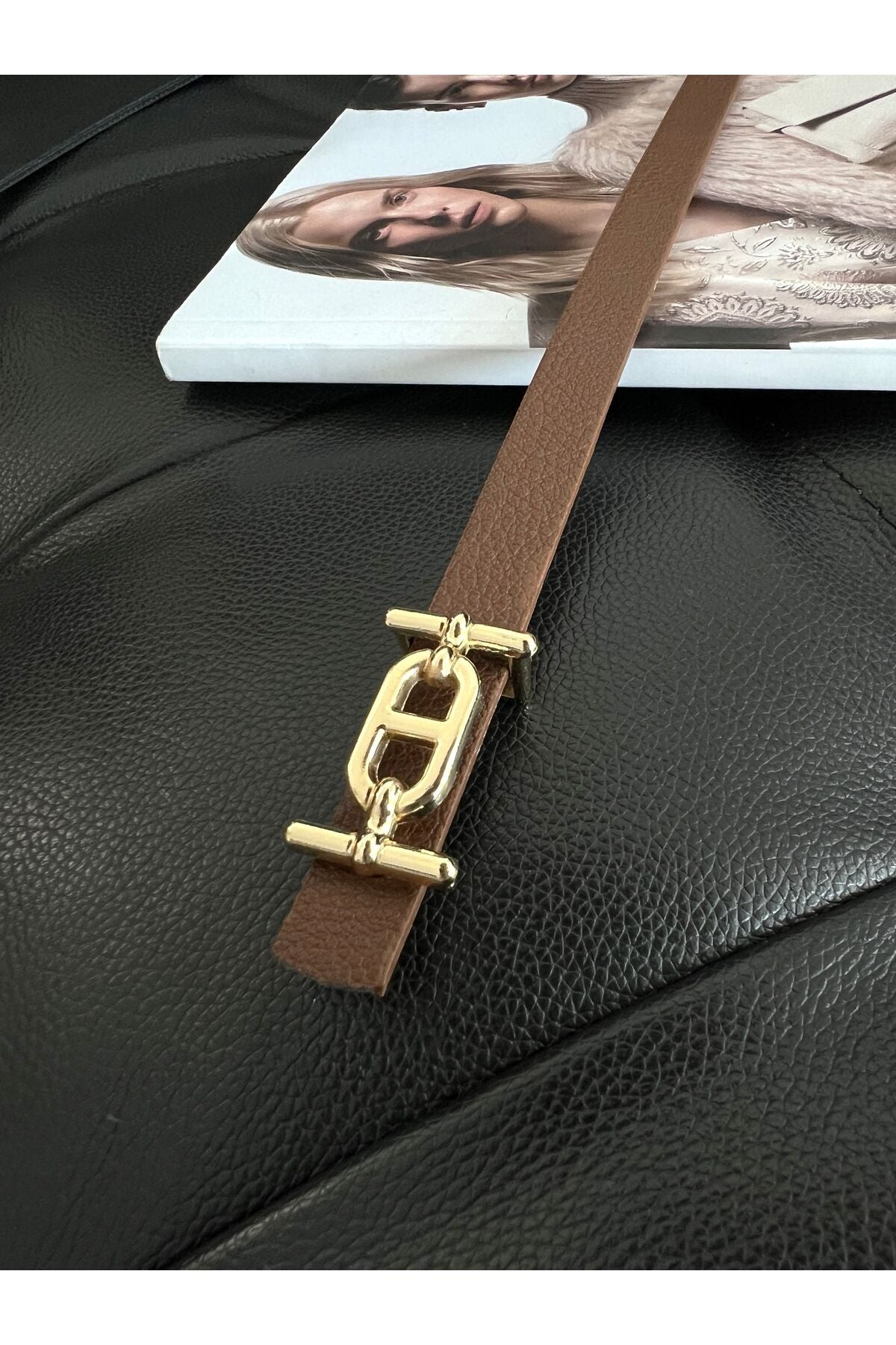 Gold Tokalı İnce Kemer, Pantolon Kemeri, Gömlek Kemeri, Ceket Kemeri