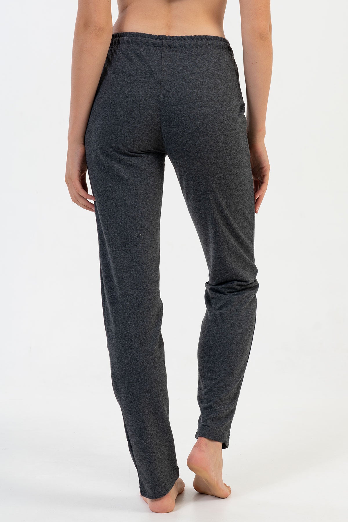 KADIN 2IPLIK CEPLI TEK ALT PIJAMA - MIX