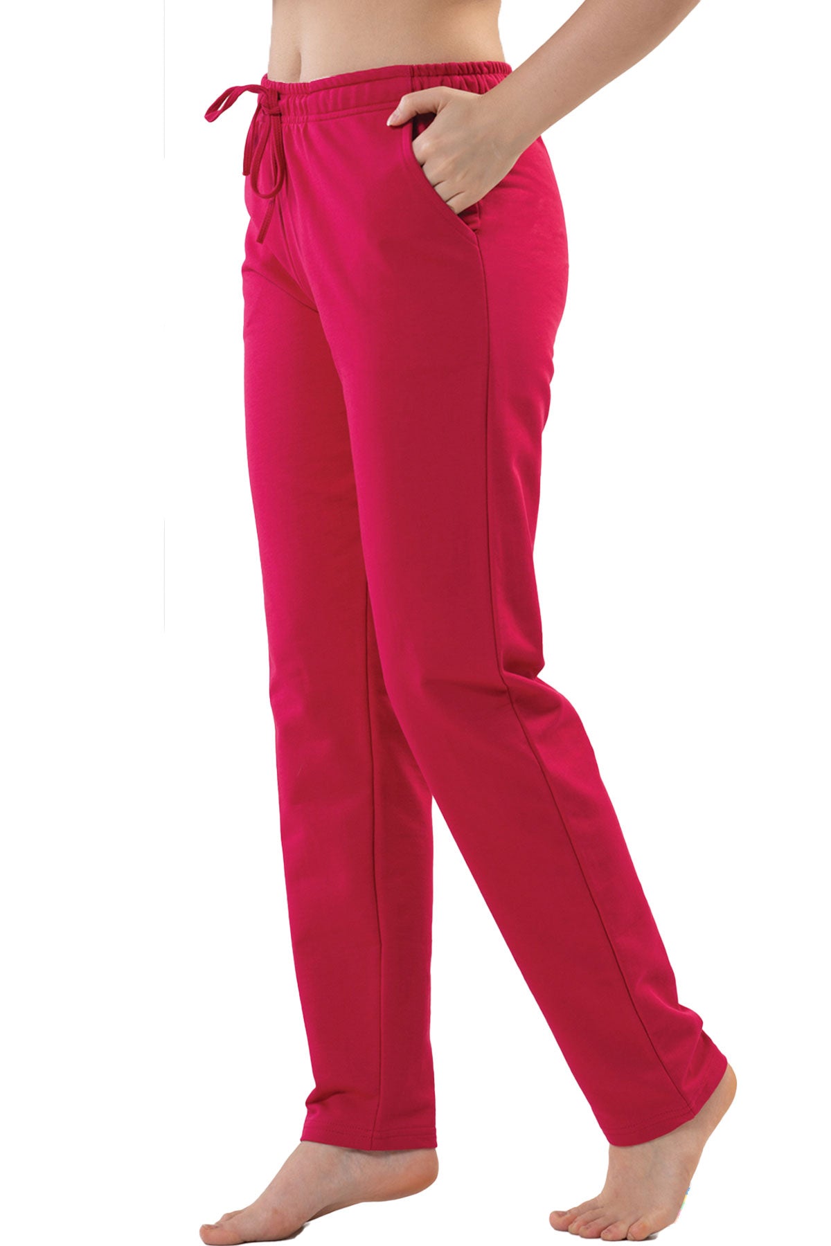 KADIN 2IPLIK CEPLI TEK ALT PIJAMA - MIX