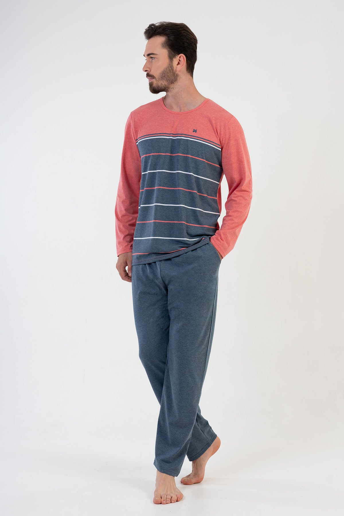 CEPLI ERKEK P.SUPREM XXL O YAKA UZUN KOL PIJAMA TAKIM