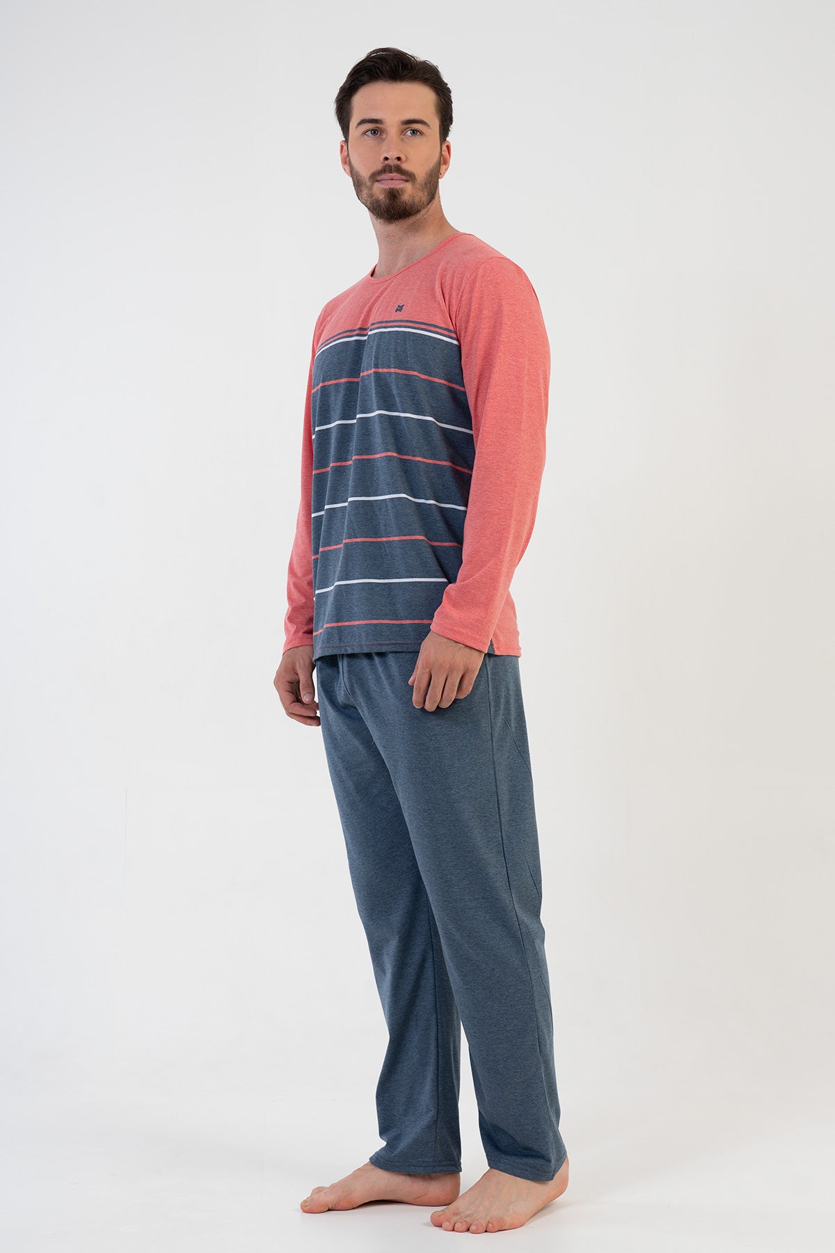 CEPLI ERKEK P.SUPREM XXL O YAKA UZUN KOL PIJAMA TAKIM